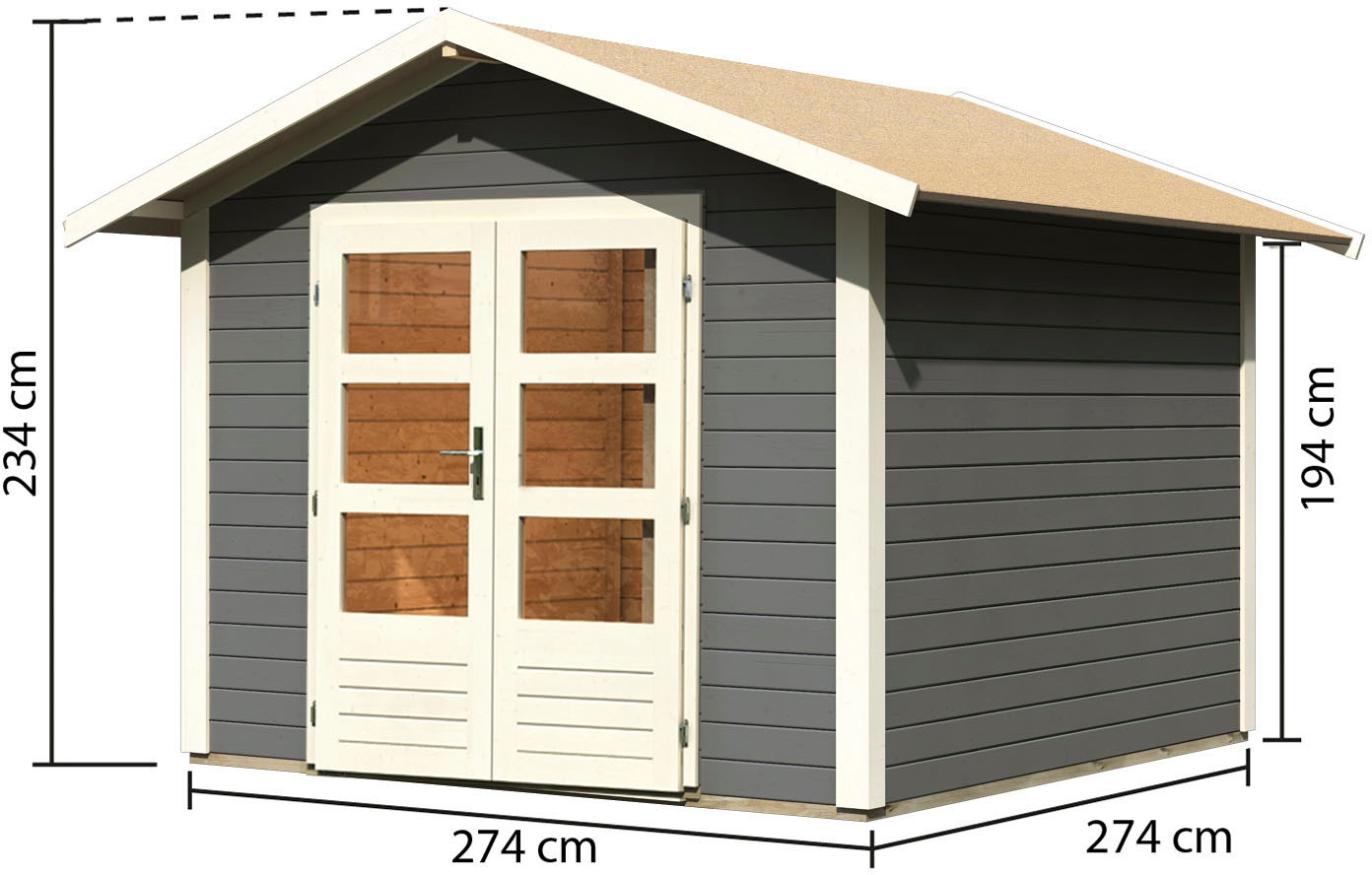 Karibu Gartenhaus »Talkau 6«