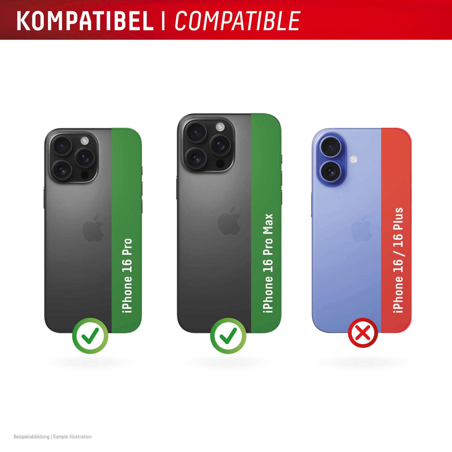Displex Kameraschutzglas »Camera Lens Glass All-In-One Protector Full Cover«, für Apple iPhone 16 Pro-Apple iPhone 16 Pro Max, (Packung, 2x All-In-One Glas), Objektivschutz, Kameraschutz, kratz- & stoßfest