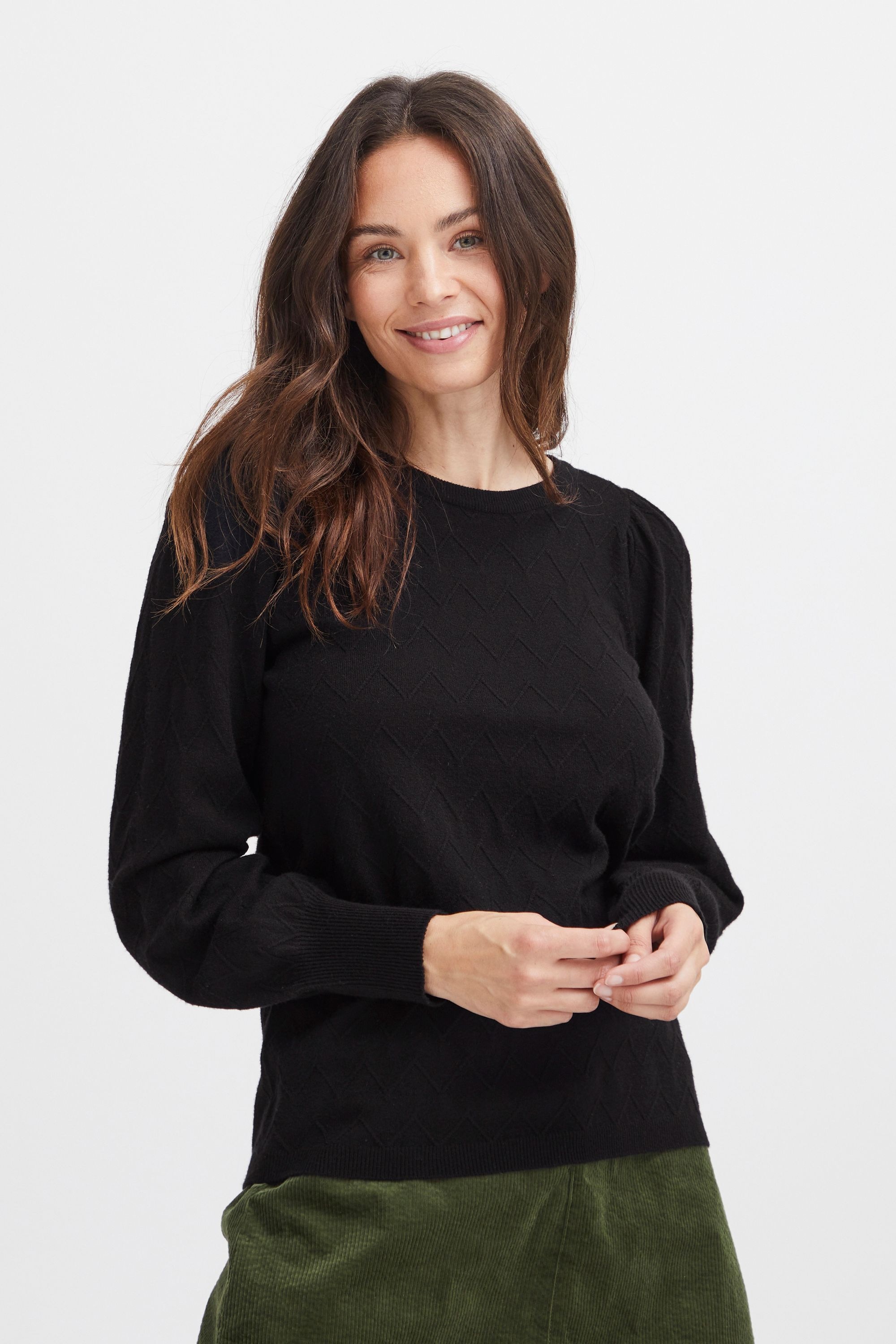 fransa Strickfleece-Pullover »Strickpullover FRMELANI PU 3«