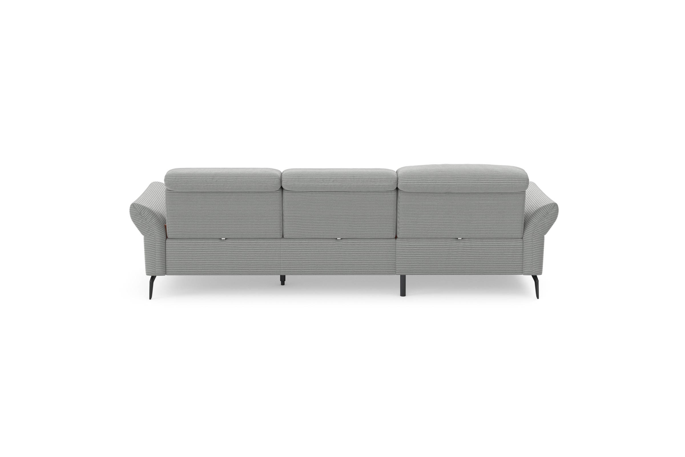 INOSIGN Ecksofa »Coco L-Form«, Sitztiefen-, Arm- und Kopfteilverstellung, Cord-Bezug, Fußhöhe 15 cm