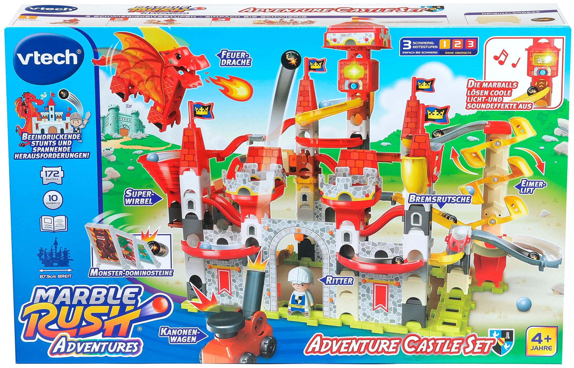 Vtech® Kugelbahn »Marble Rush - Adventure Castle Set« mit Sound und Melodien