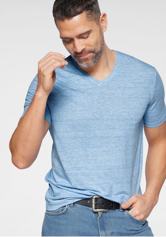 OLYMP T-Shirt »Level Five body fit«, mit hohem Leinenanteil kaufen
