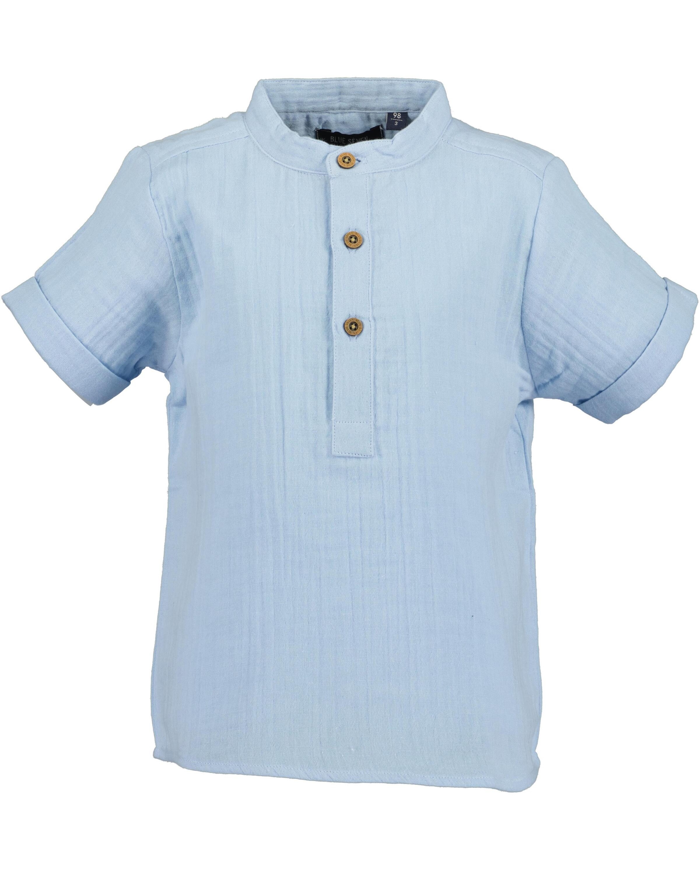 Blue Seven Kurzarmhemd »Schlupf-Hemd« 1 Stk. tlg. in blau, Größe 104