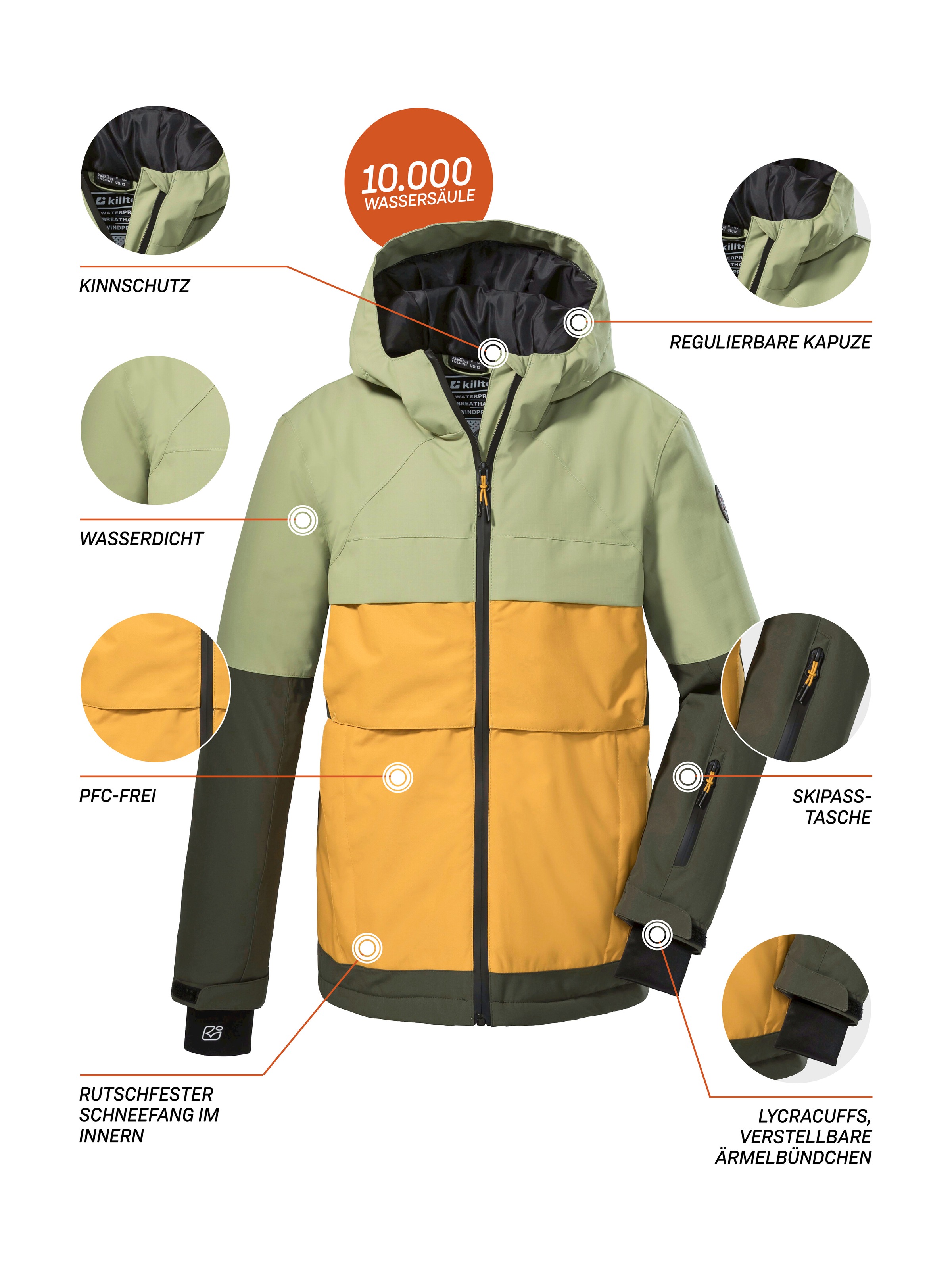 Killtec Skijacke »KSW 180 BYS SKI JCKT«