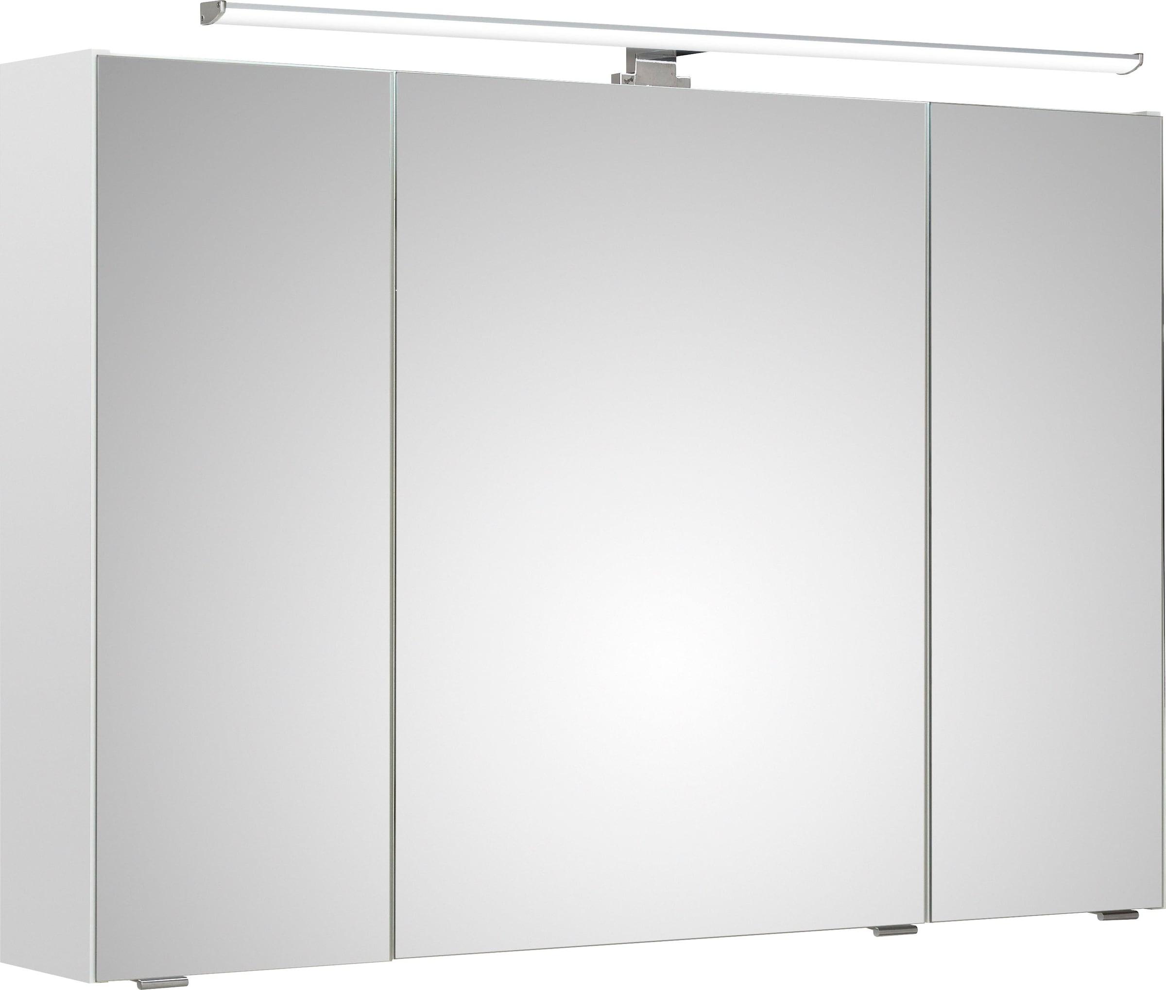 PELIPAL Spiegelschrank »Quickset«, Breite 105 OTTO cm, Schalter-/Steckdosenbox LED-Beleuchtung, bei online 3-türig