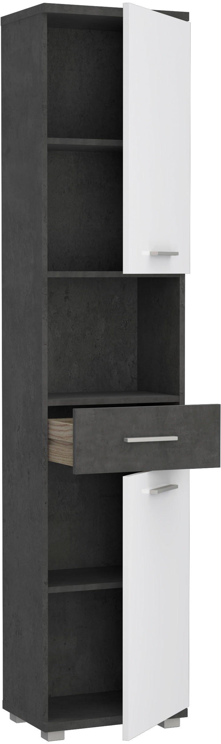 FORTE Hochschrank »Champ«, Hochschrank, Stauraum, 2 Türen, Schubkasten