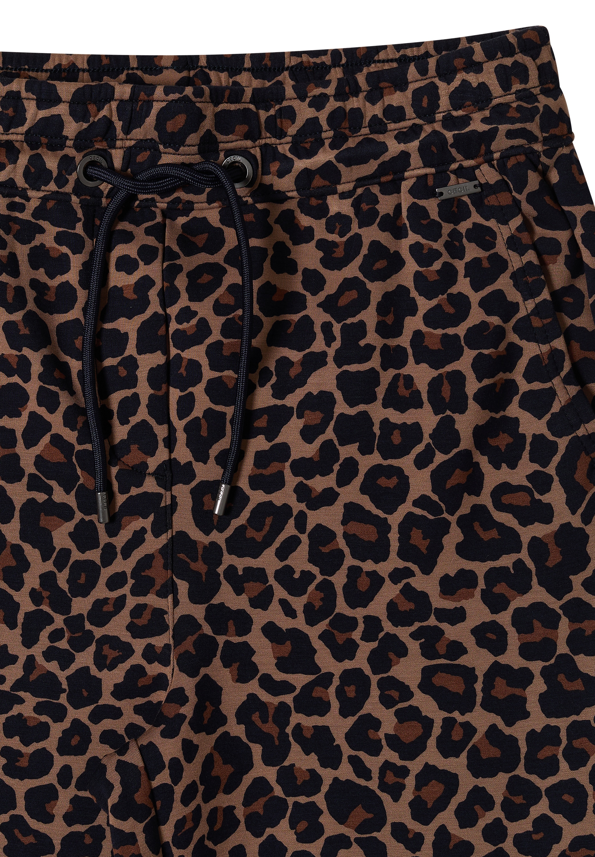 Cecil Stoffhose »Style Neele«  Viskosemix in Silk-Touch-Qualität, Elastikbund, Animal Print