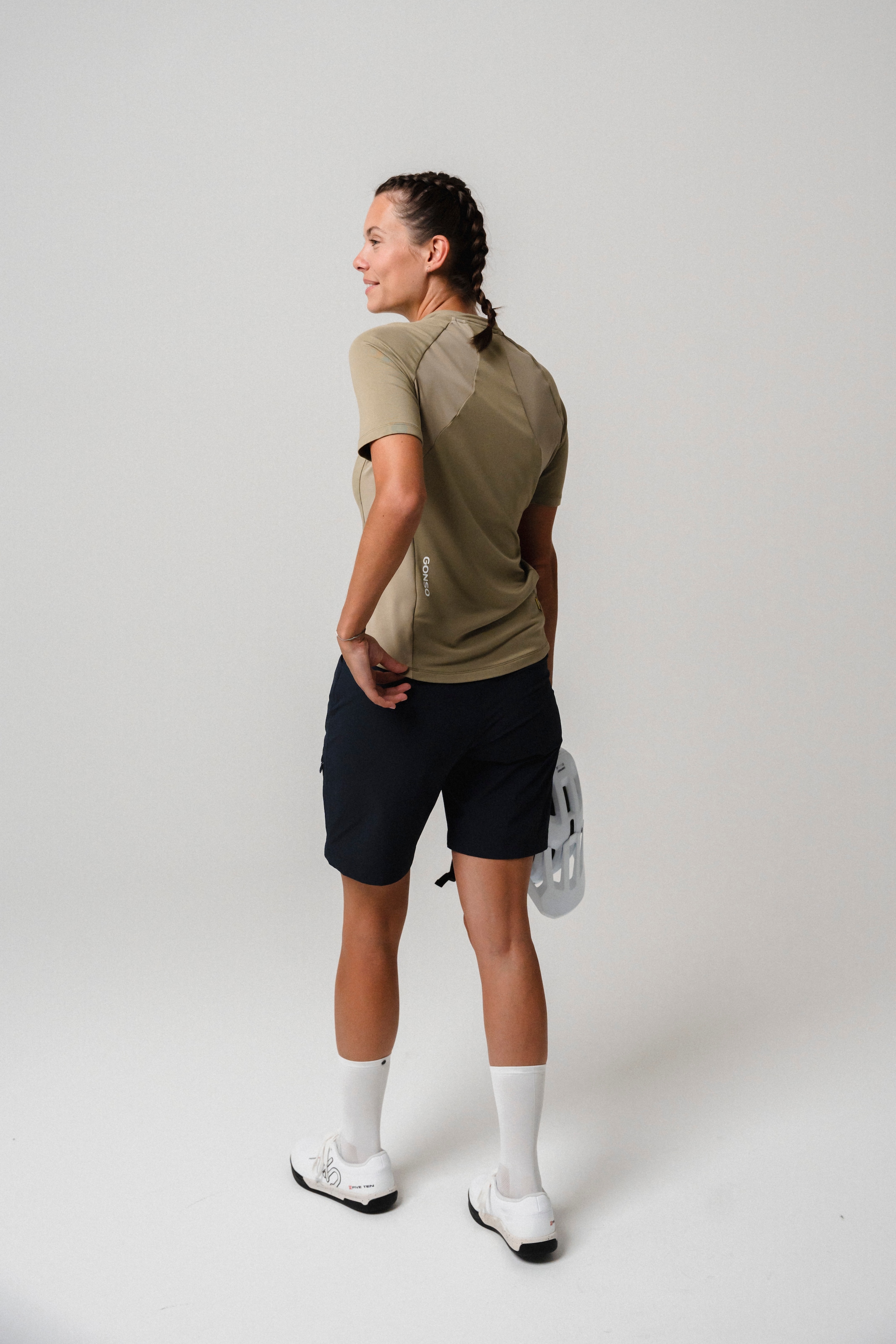 Gonso Fahrradhose »Adventure Shorts W«  Damen Radhose mit einknöpfbarer Radunterhose mit Sitzpolster