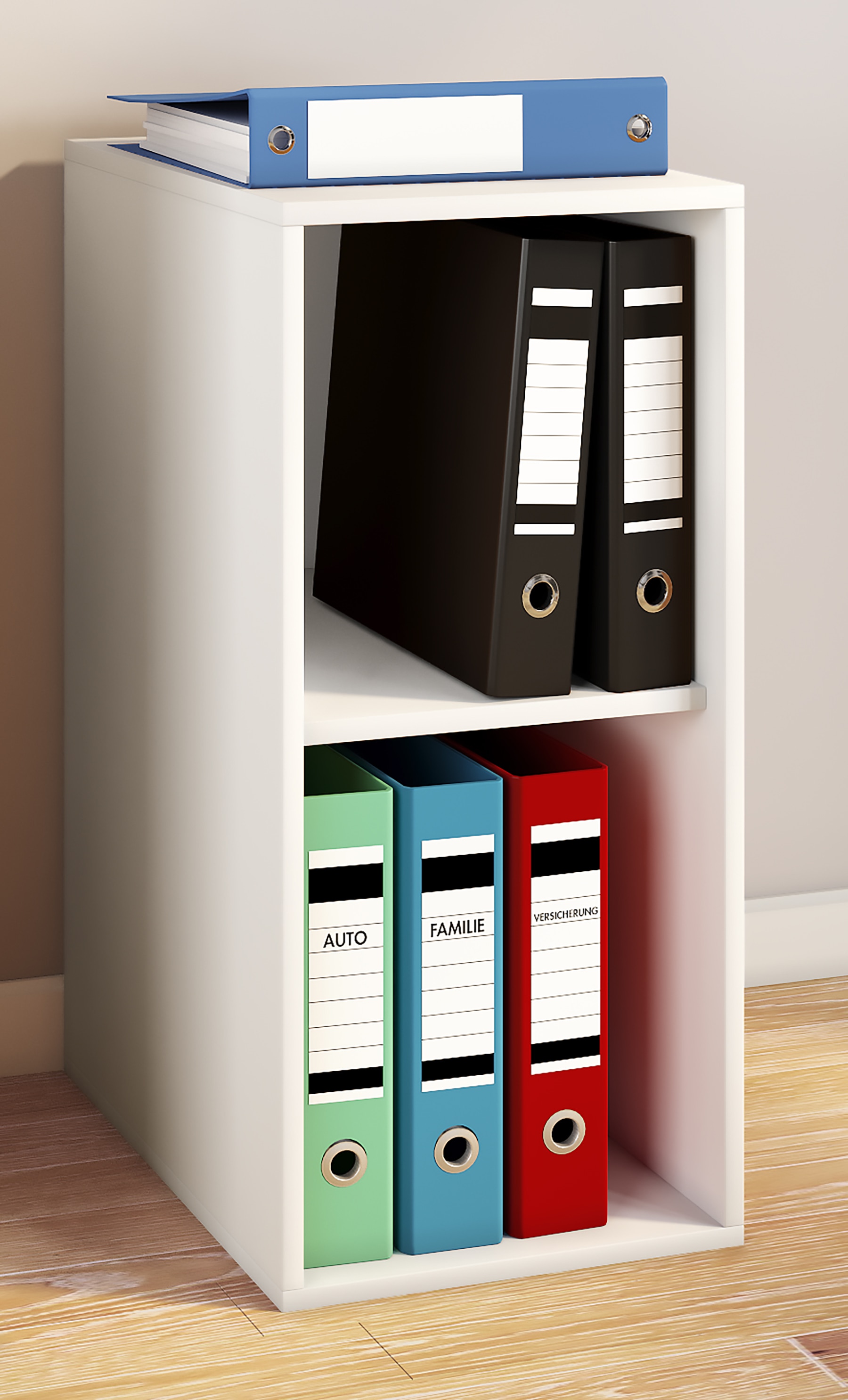 VCM Bücherregal »Holz Büro Regal Bücher Ordner Aktenregal Lona l 2f«