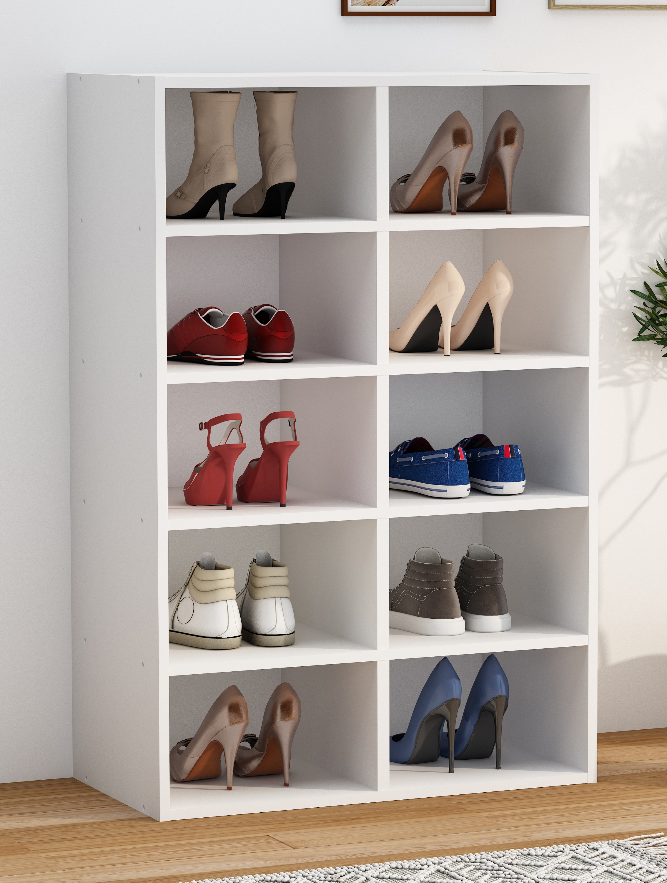 VCM Schuhregal »Holz Regal Schuhschrank Schuhregal Hinsol M«