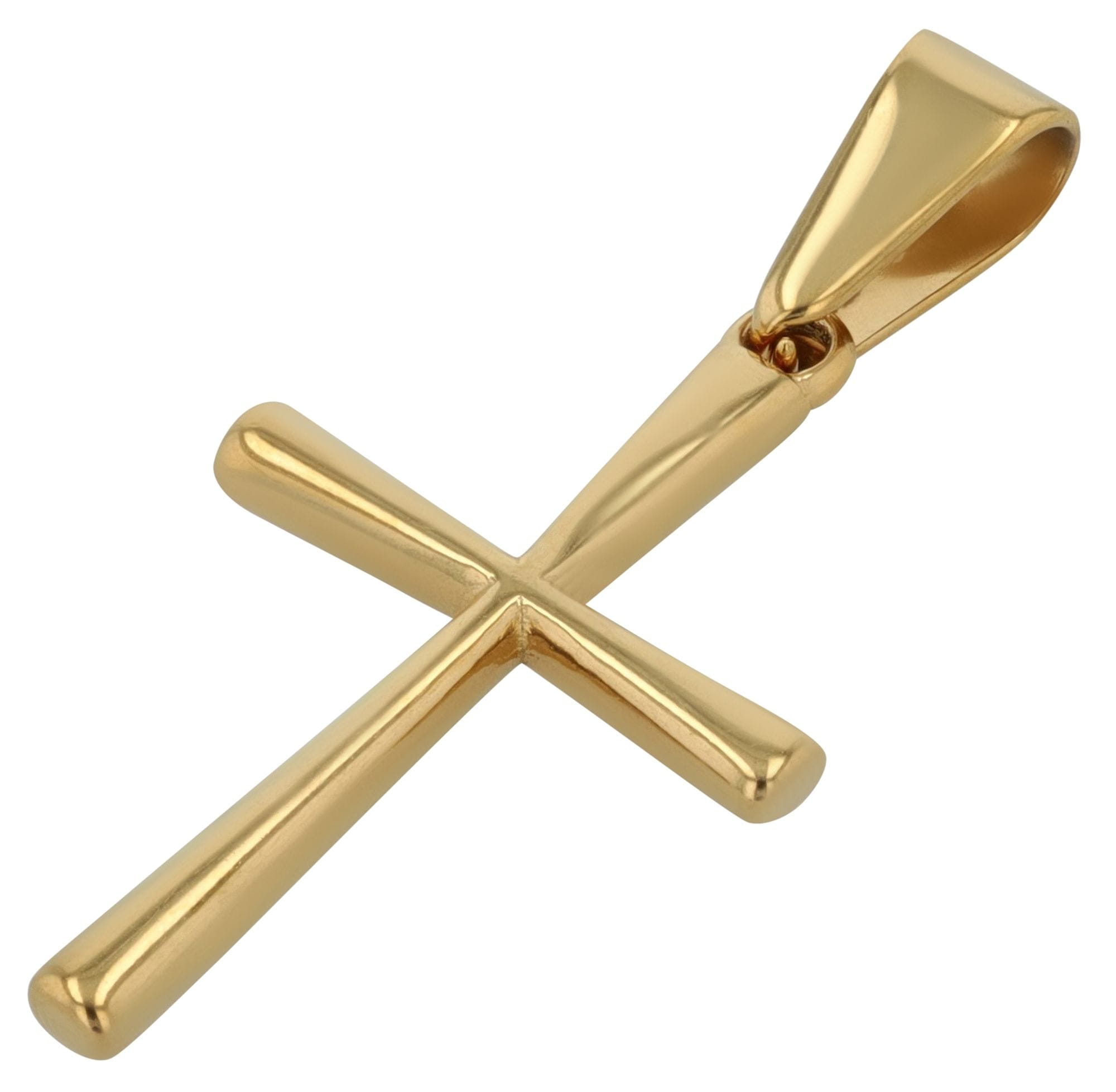 Adelia´s Kreuzanhänger »Damen Anhänger ¿ Kreuz Kreuzanhänger aus Edelstahl«