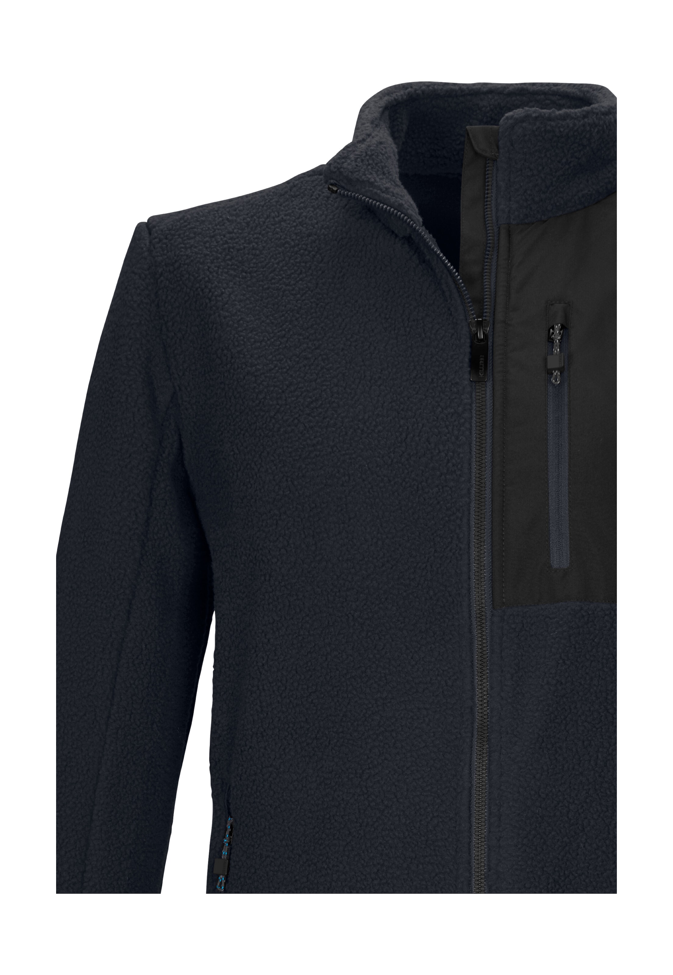 Killtec Fleecejacke »KOW 105 MN FLC JCKT« Sherpa Fleecejacke: warm, bequem, Kinnschutz, verschließbare Taschen