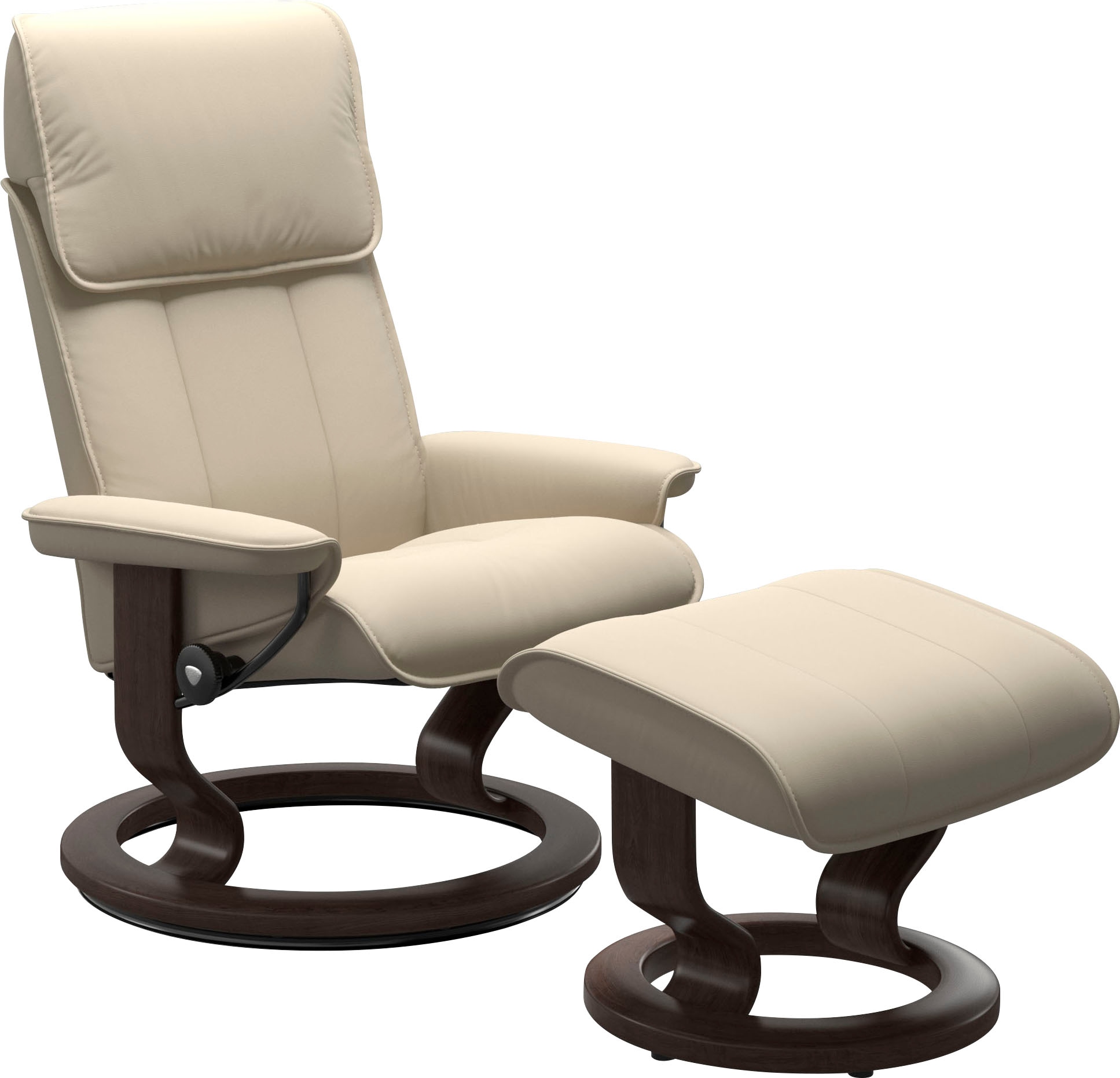 Base, M Stressless® Shop Relaxsessel Hocker), mit »Admiral«, Wenge & Gestell L, OTTO Relaxsessel Online inkl. Classic Größe (Set,