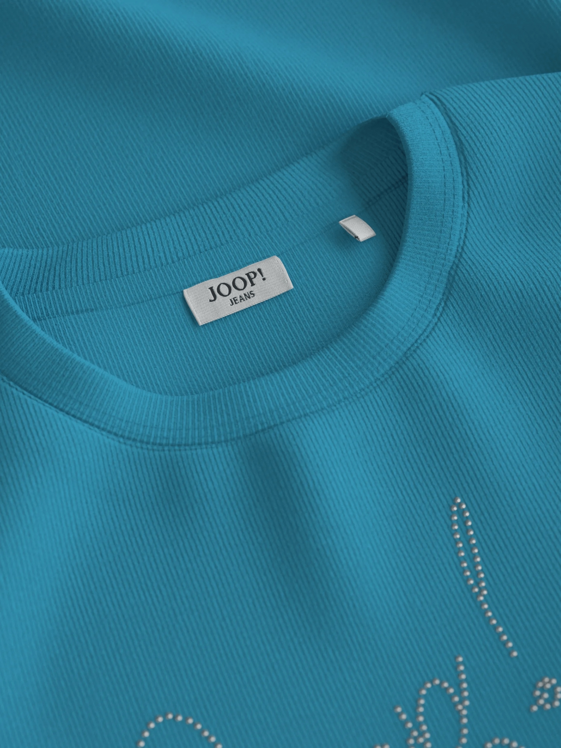Joop Jeans T-Shirt »Tineta« mit appliziertem Logo in Glitzeroptik