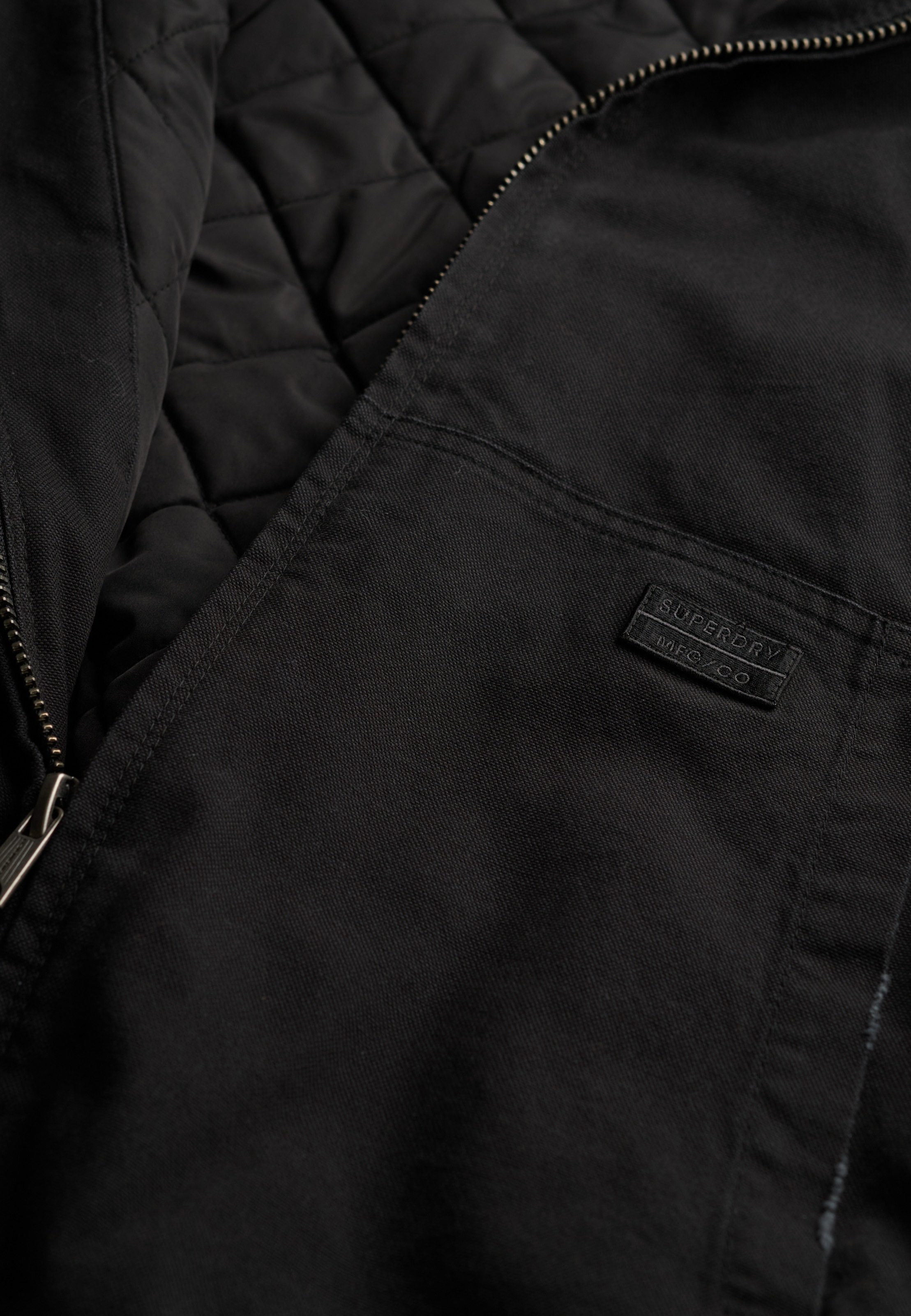 Superdry Parka »CANVAS SURPLUS HOODED JKT« mit Kapuze mit Baumwolle als Obermaterial, Relaxed Fit