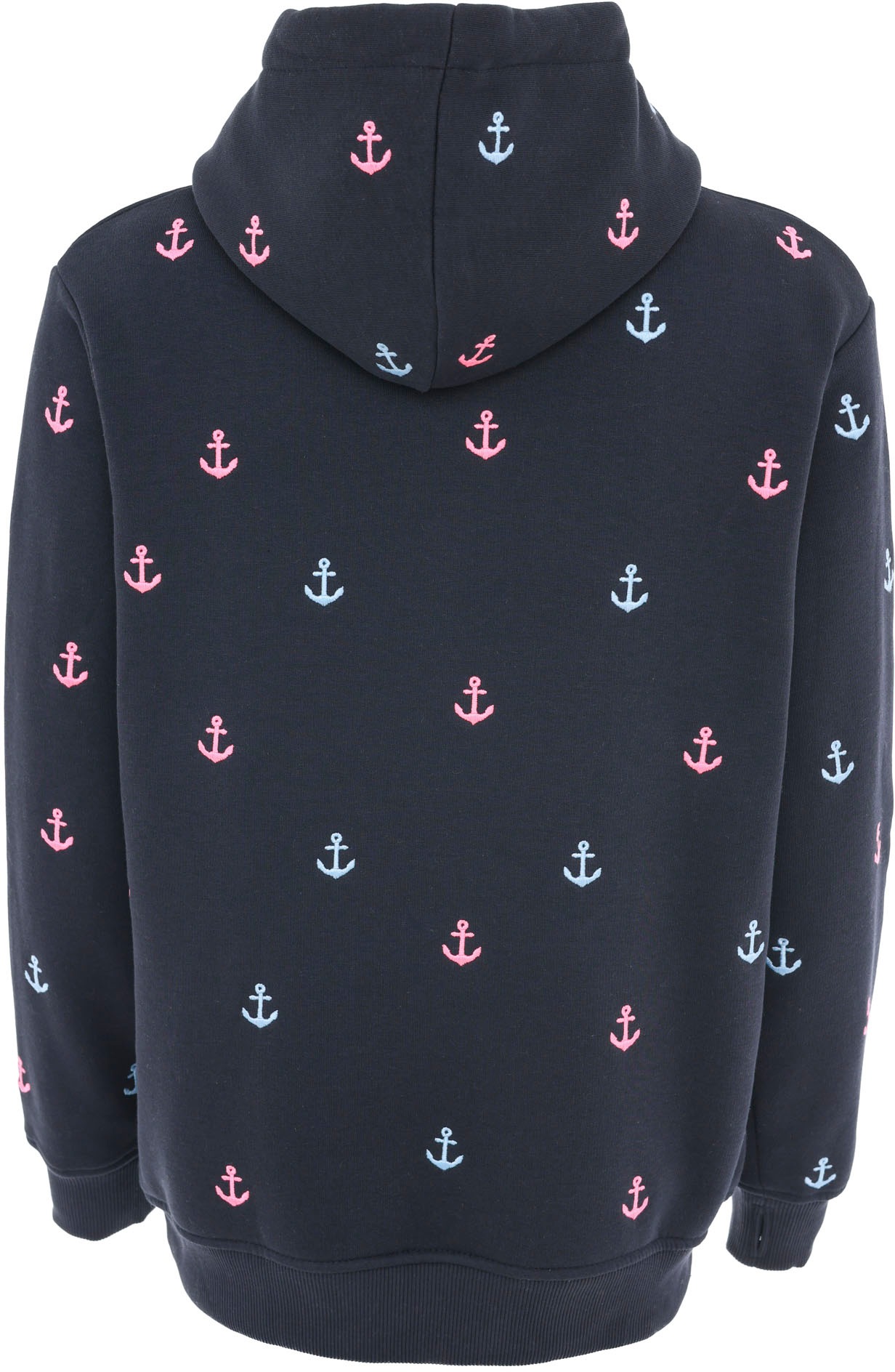 Zwillingsherz Hoodie »"Anker"«, mit gestickten Ankern und Fronttasche
