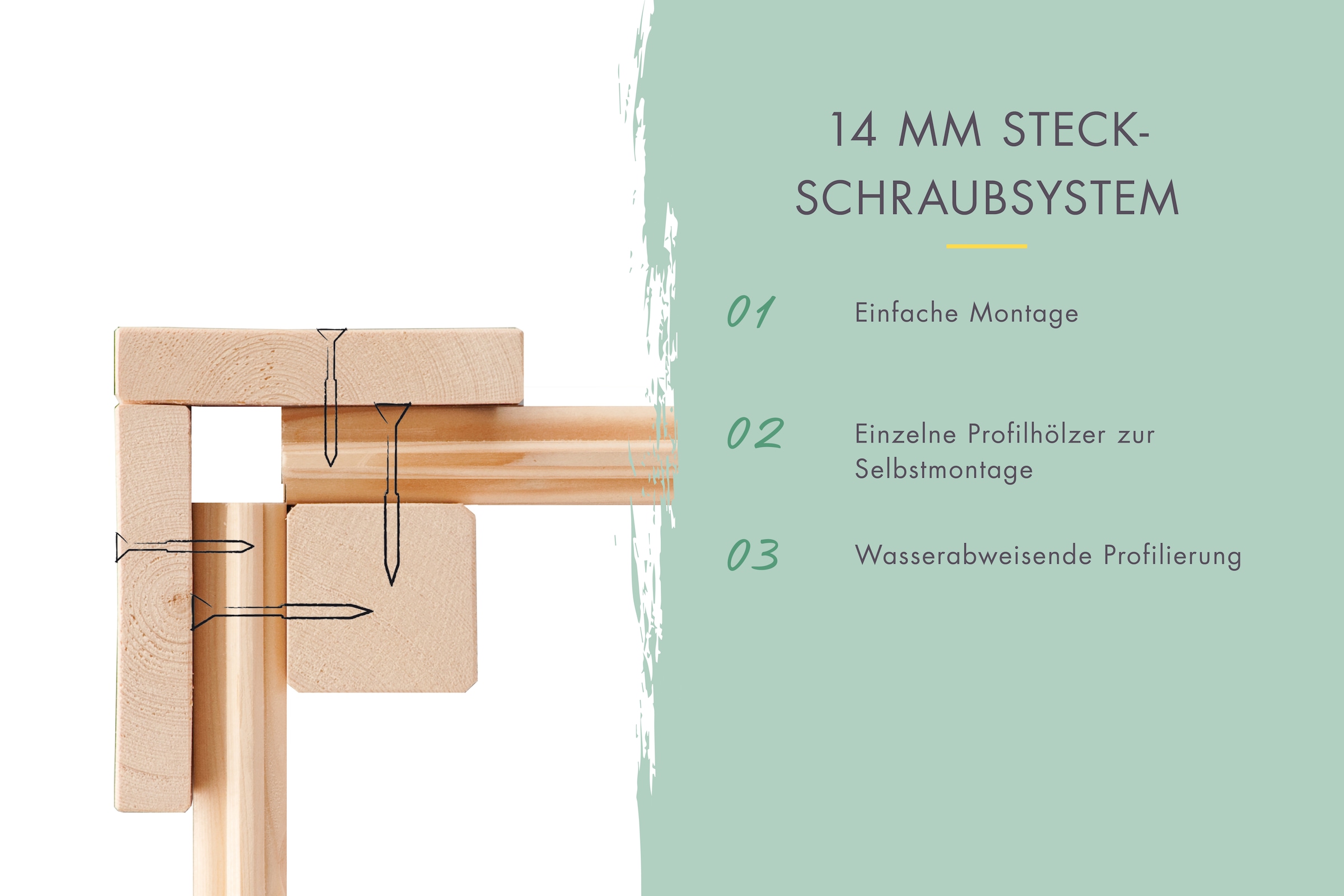 KONIFERA Gartenhaus »Socorro 3«