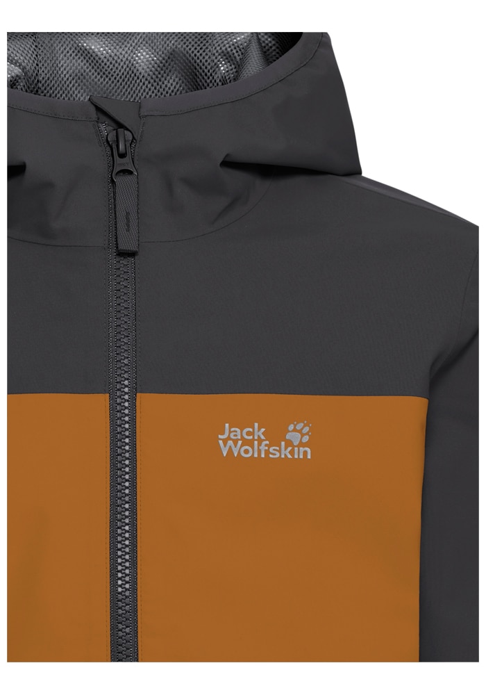Jack Wolfskin Regenjacke »ADVENTURETRIBE 2L JKT K« Wasserdicht, atmungsaktiv, Übergangsjacke
