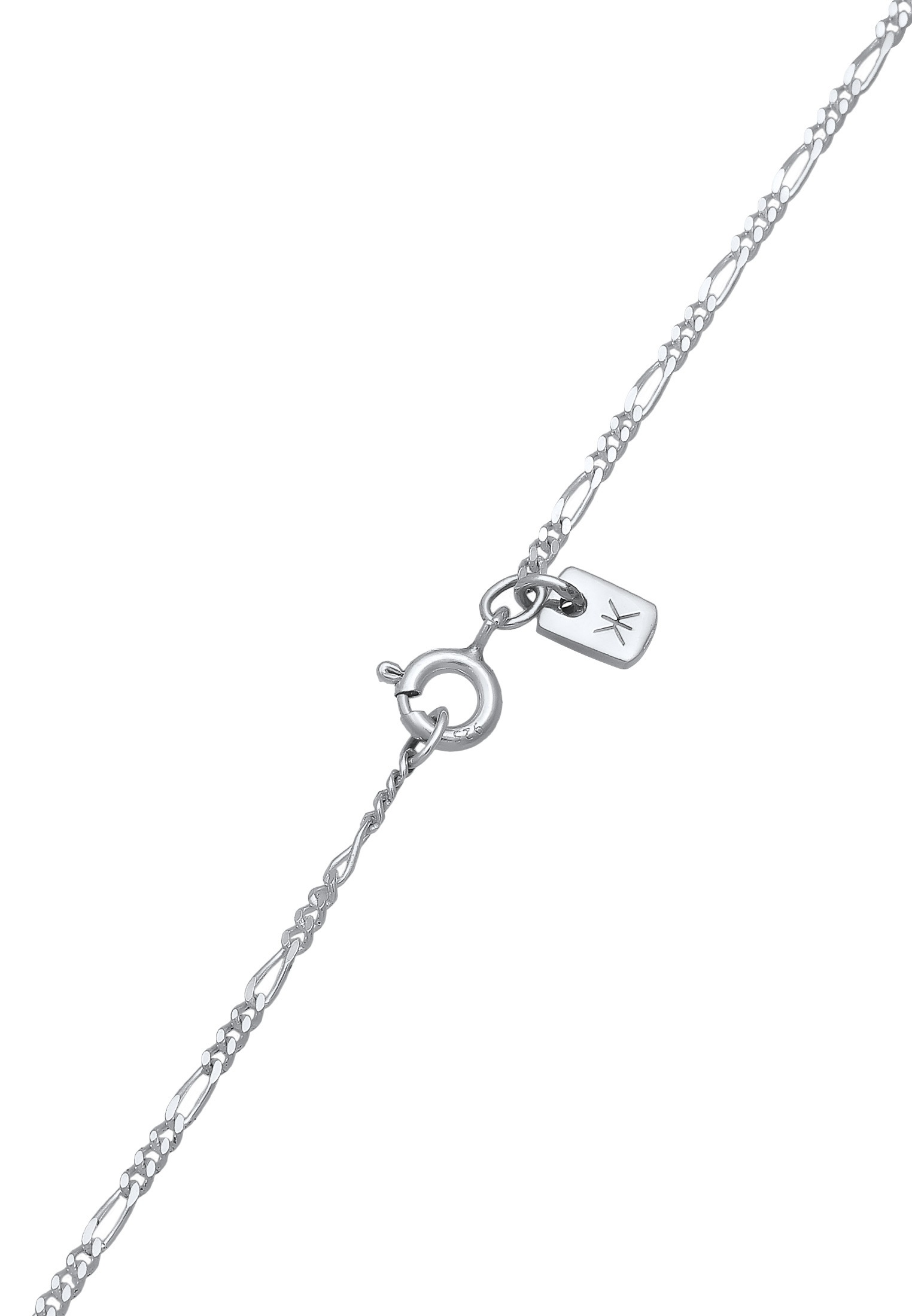Kuzzoi Kette mit Anhänger »Halskette Zirkonia Solitär 925 Sterling Silber«