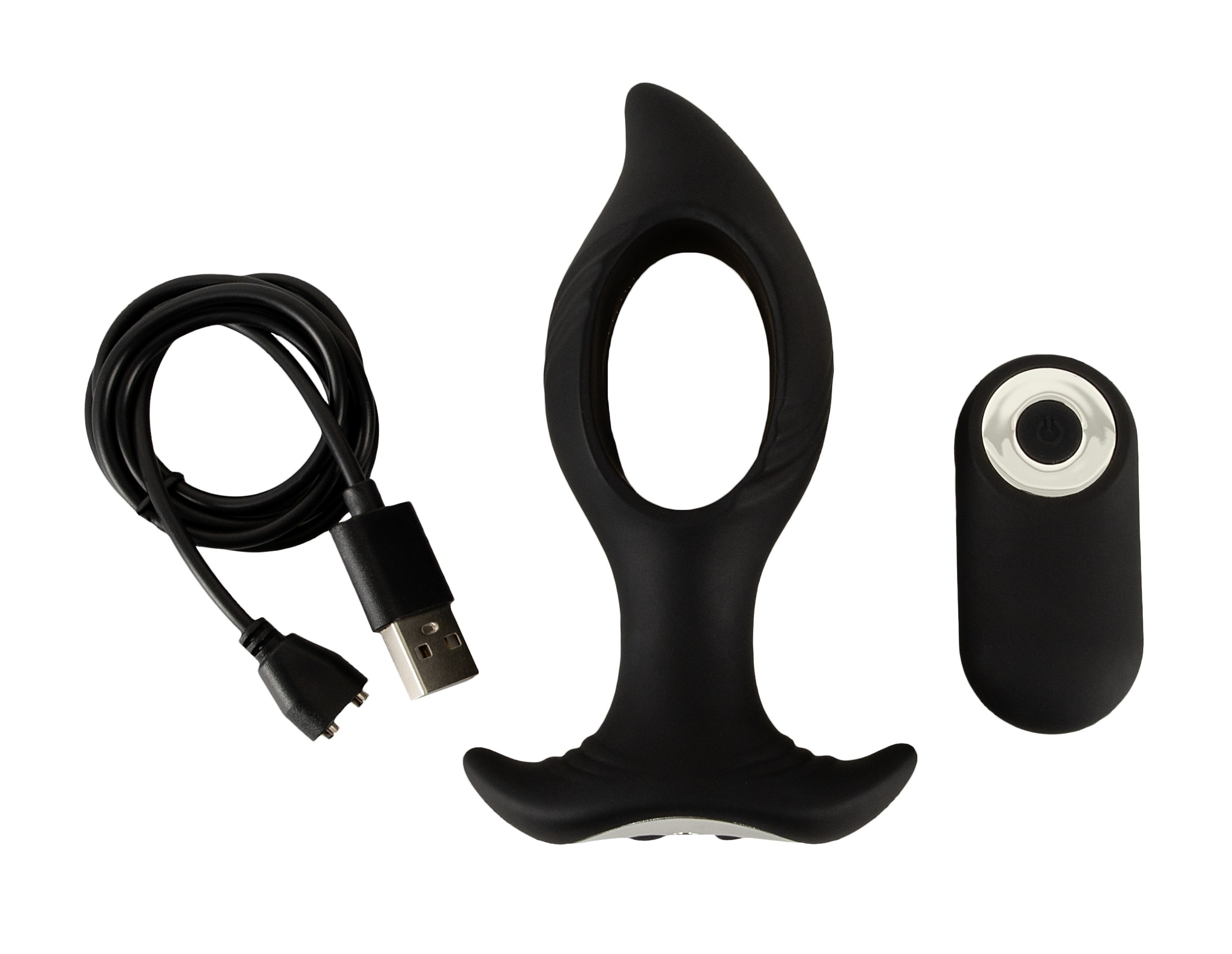 ANOS Anal-Stimulator »Analvibrator RC Butt Plug with a Hole«