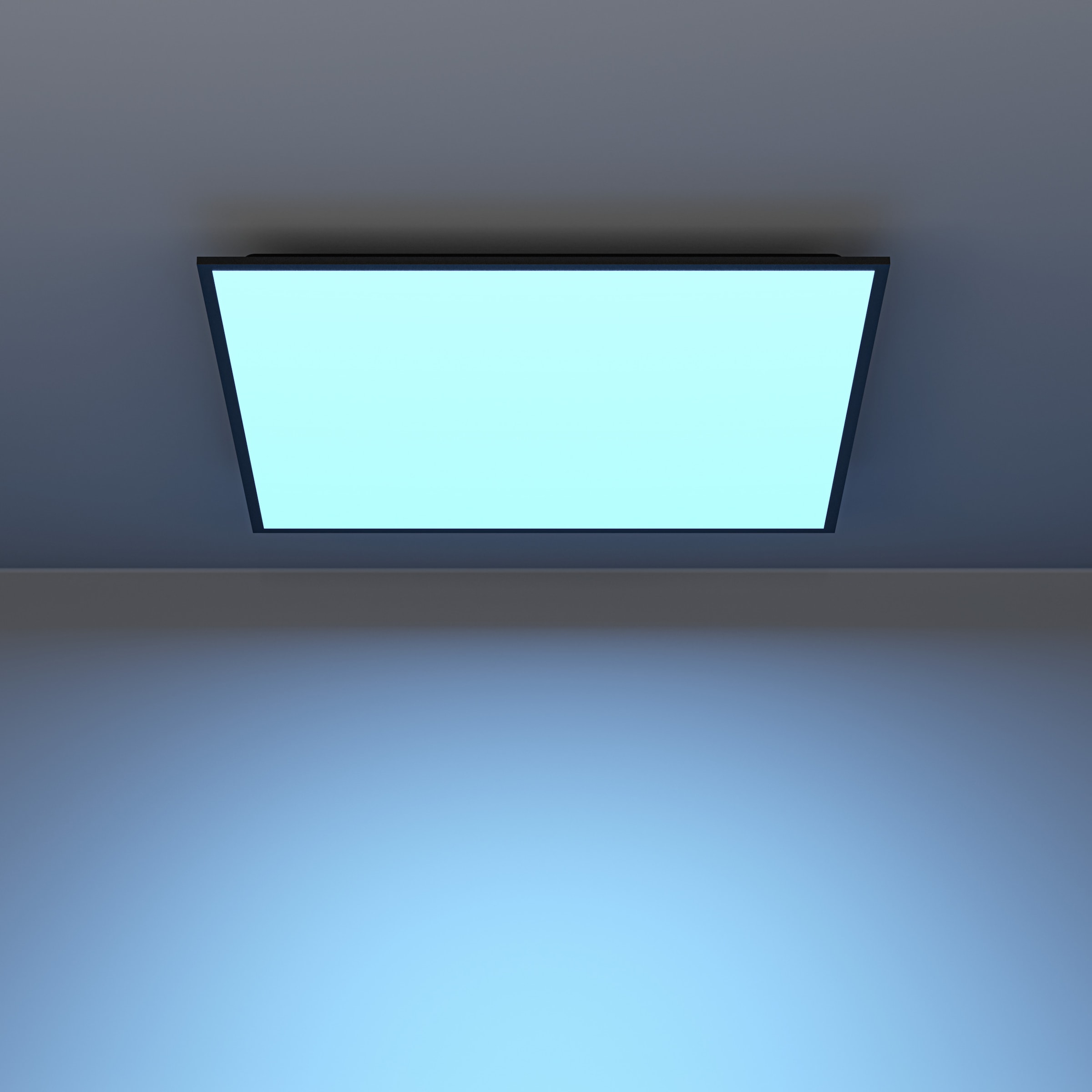 EGLO LED Deckenleuchte »MORADILLO-Z Deckenlampe - Stahl - LED - 33W - IP20« LED-Modul 1 Stk. Kaltweiß | Neutralweiß | RGB | Warmweiß Wohzimmerlampe, Esszimmerlampe, Schlafzimmer, L59,5 x B59,5 x H6,1 cm