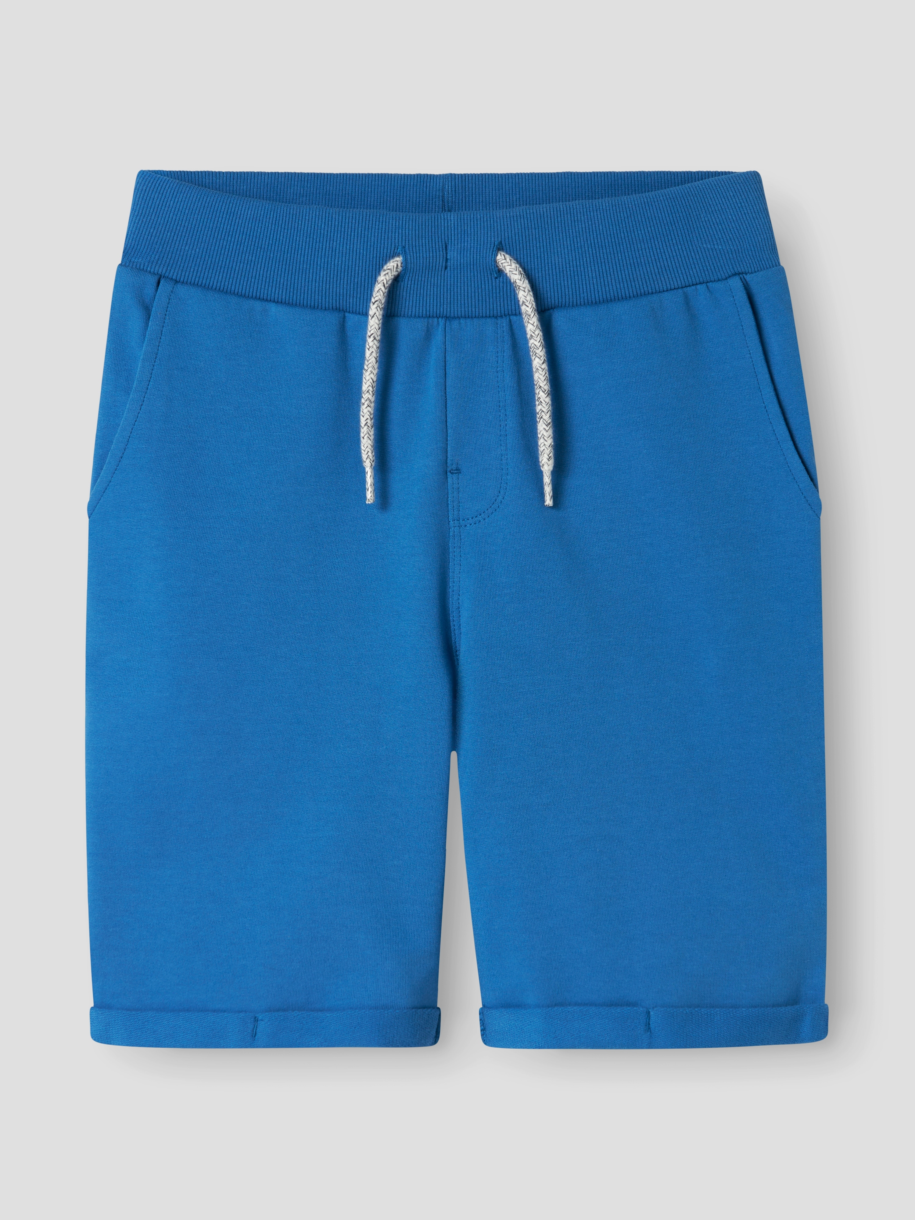 Name It Sweatshorts »NKMVERMO LONG SWE SHORTS UNB F NOOS« Baumwolle, Umschlagsaum, Größe 152