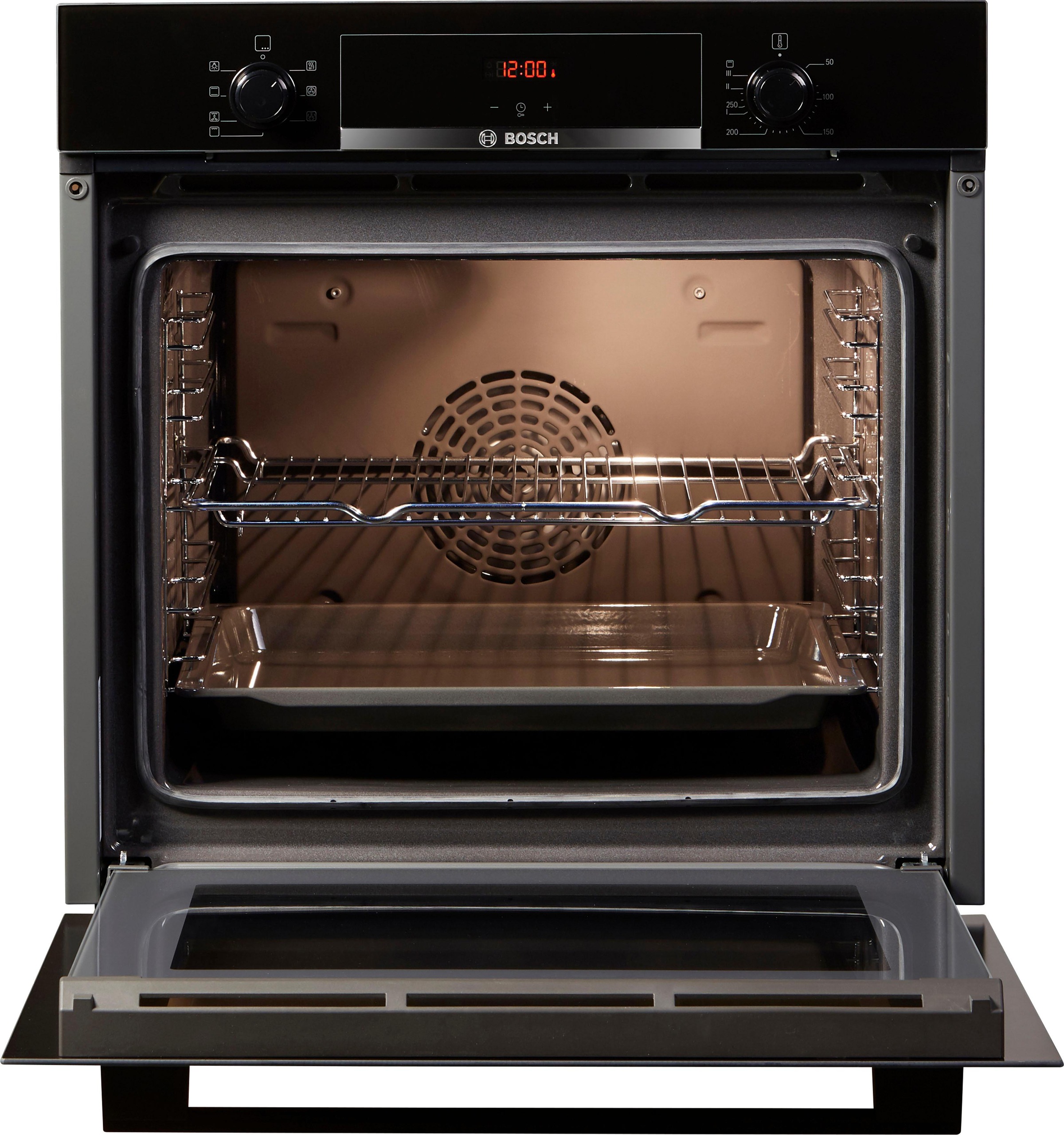 BOSCH Einbaubackofen 4 »HBA533BB1«, mit Teleskopauszug nachrüstbar, ecoClean Direct