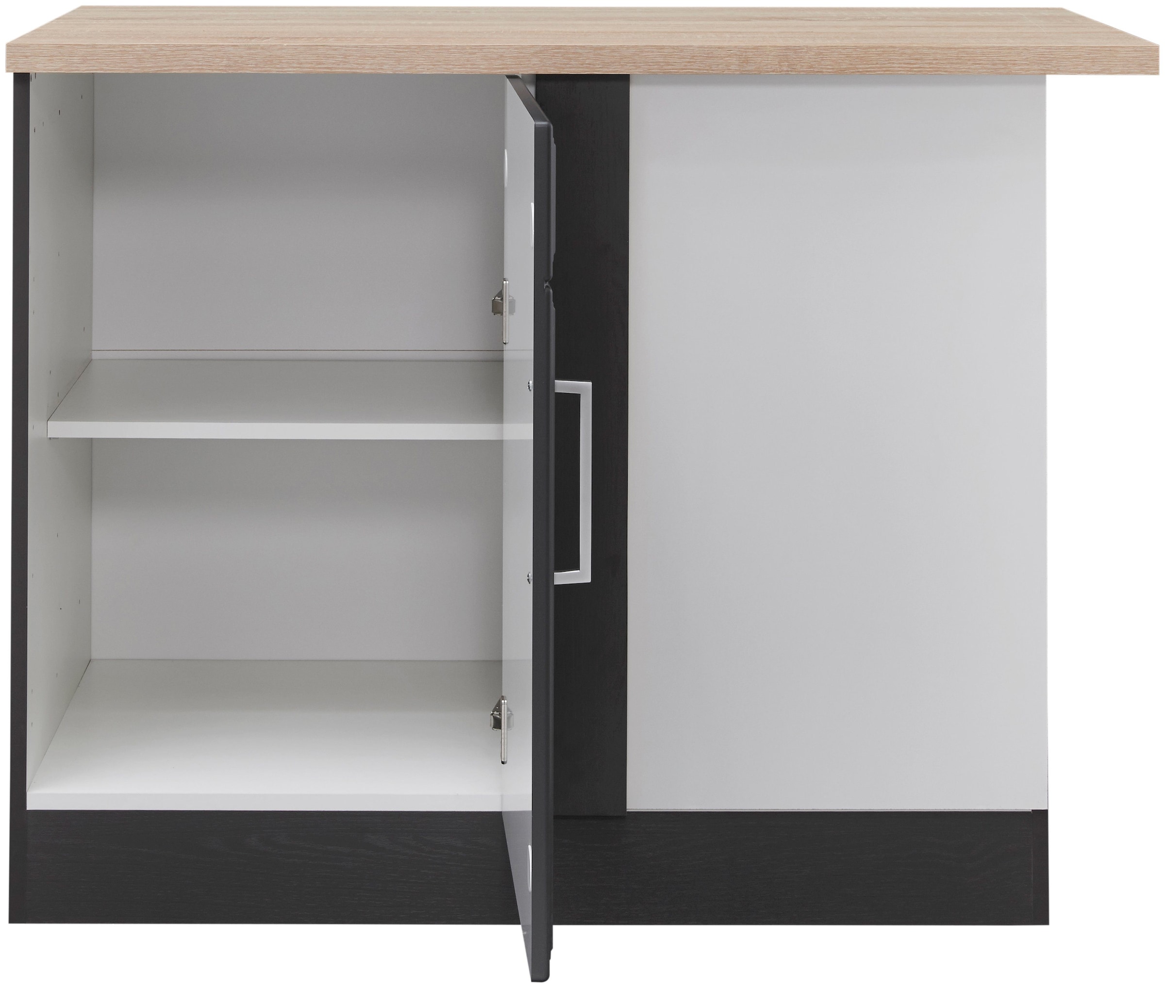 KOCHSTATION Eckunterschrank »KS-Stockholm«, hochwertige MDF-Fronten