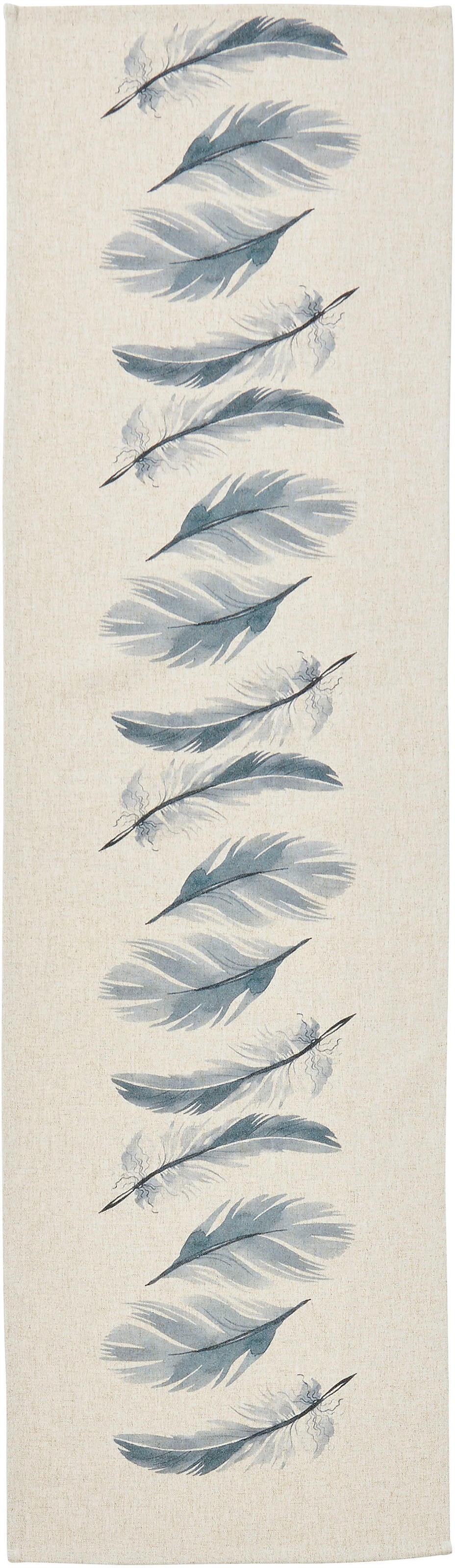 Tischläufer »Feathers, mit Federmotiv«, (1 St.), Digitaldruck, Maße ca. 40x150 cm