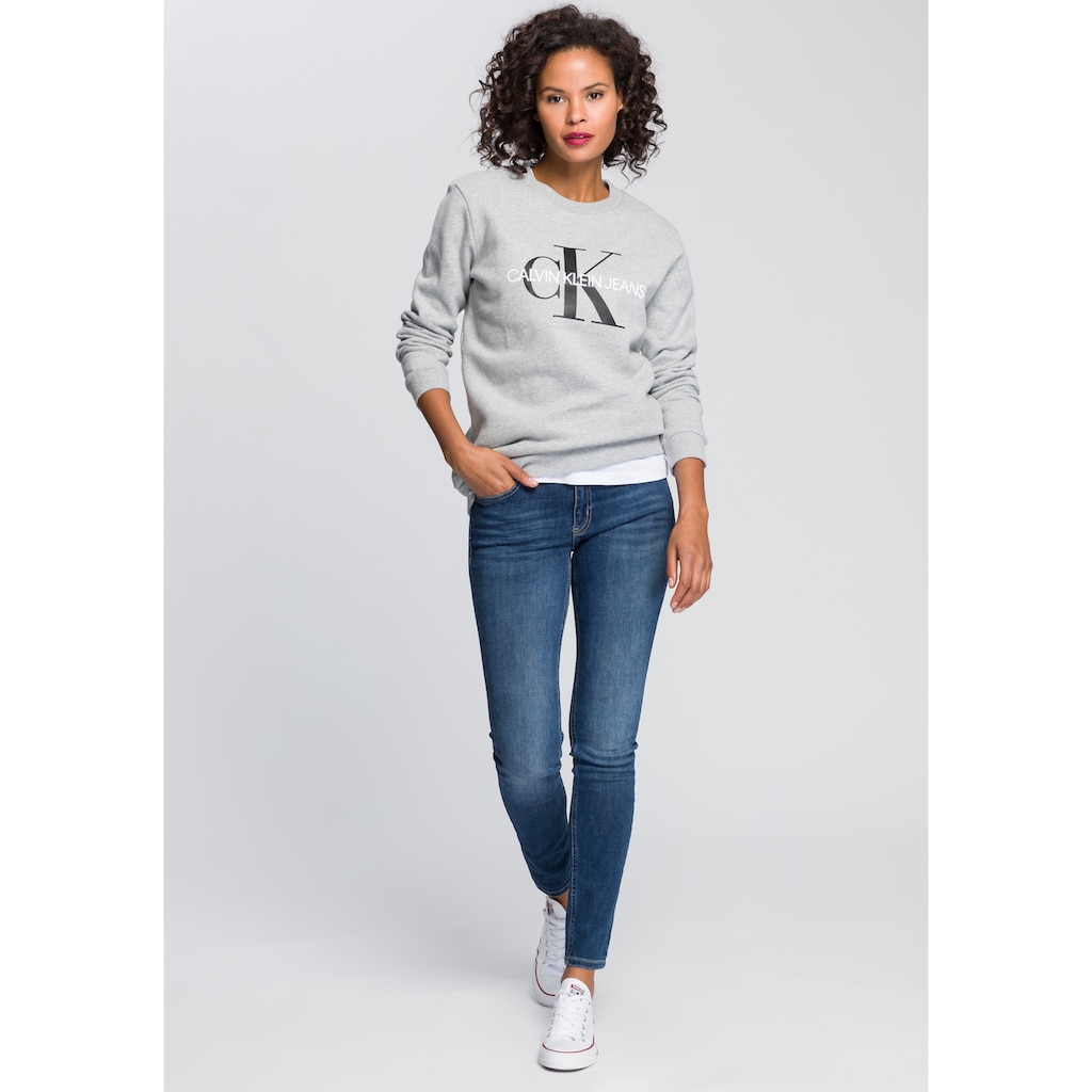 Calvin Klein Jeans Sweatshirt, mit weich angerauter Innenseite