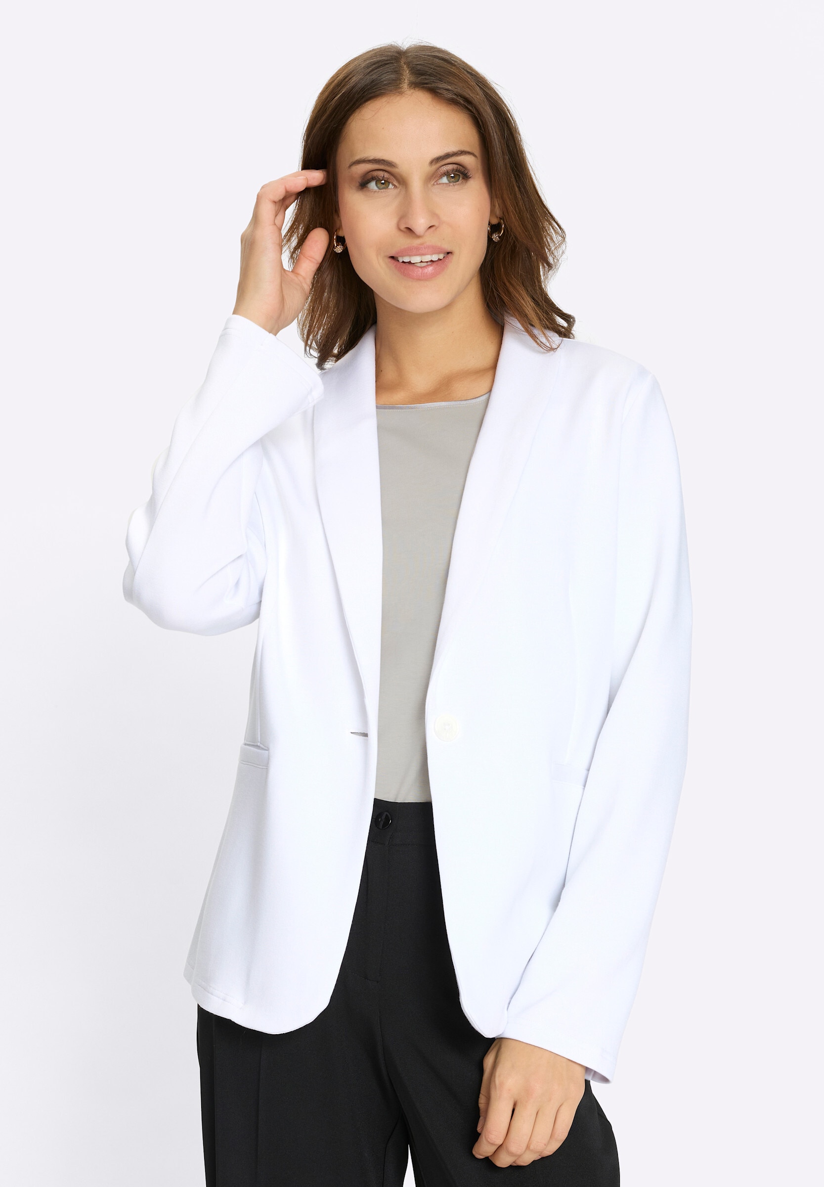 Witt Shirtjacke »Shirtjacke Shirtjacke mit Schalkragen«