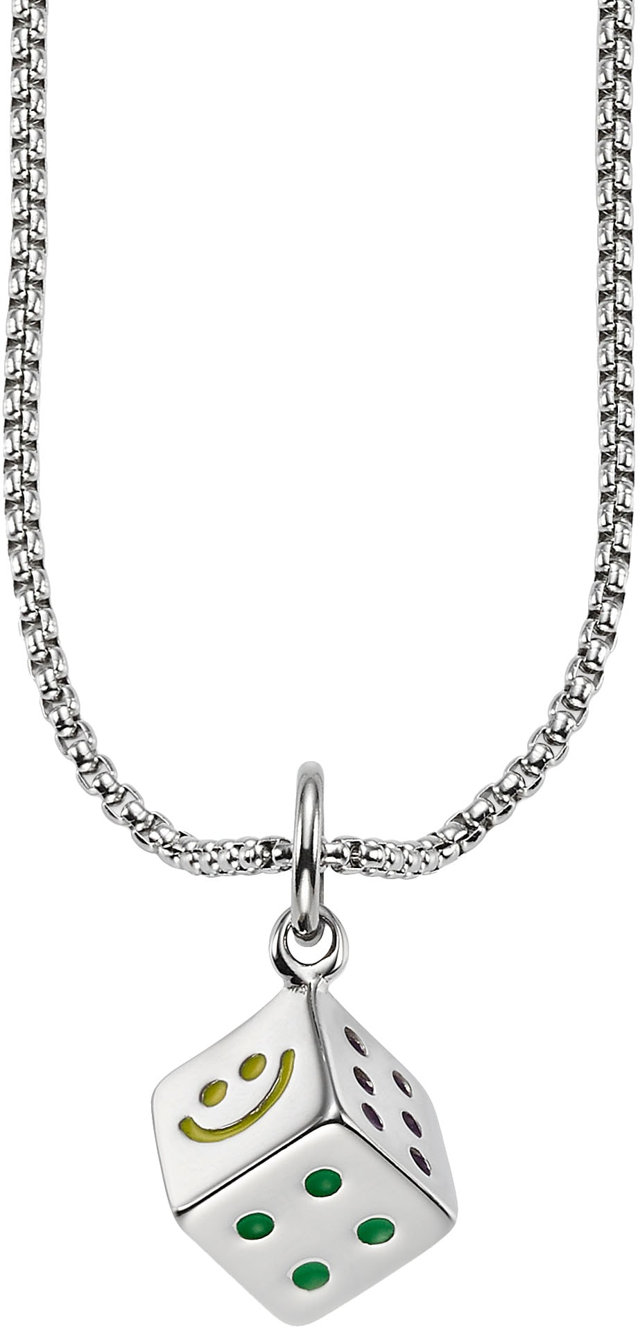 Bruno Banani Kette mit Anhänger »Schmuck« in bunt, Größe Länge: 55 Breite: 2,8 mm