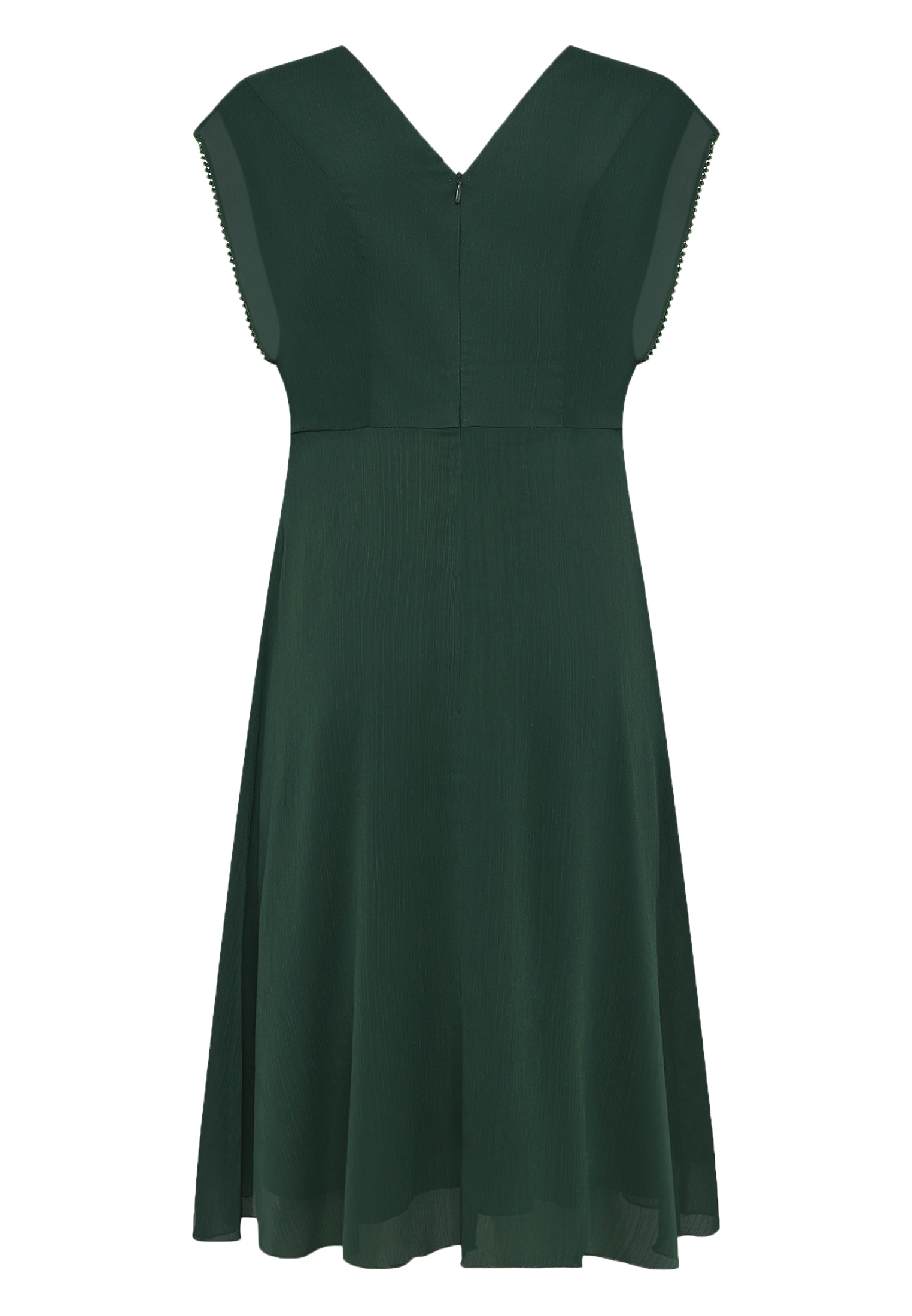 Zero Chiffonkleid »Chiffonkleid mit Rüschen«