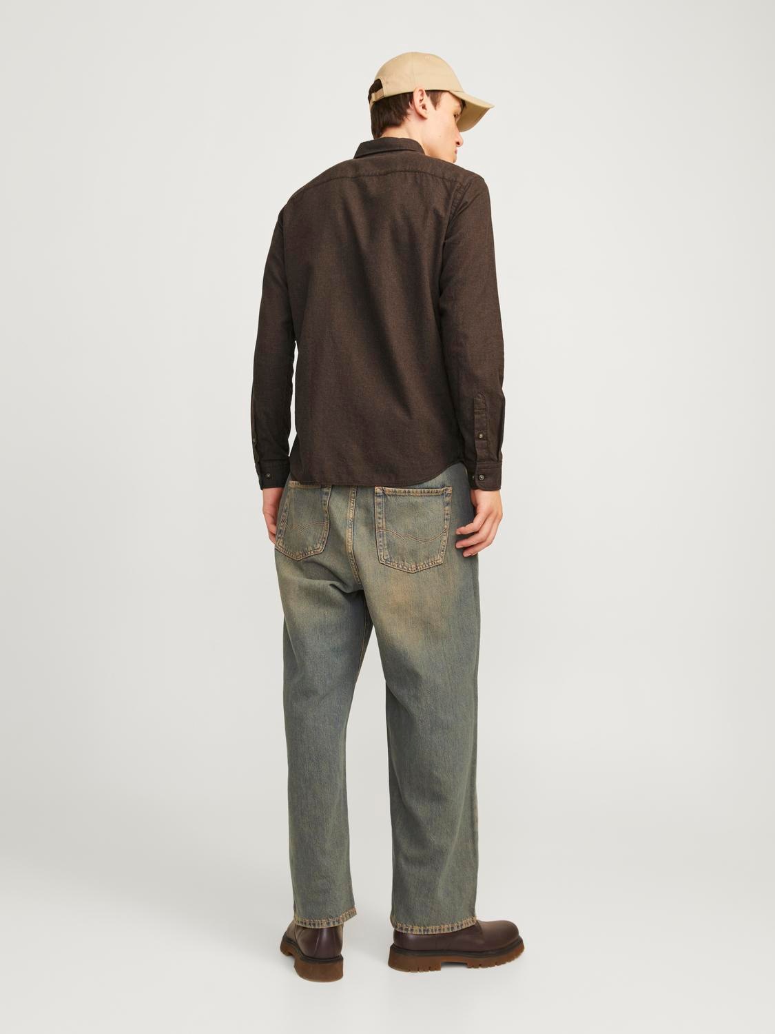 Jack & Jones Langarmhemd »JJECLASSIC MELANGE SHIRT LS SN«