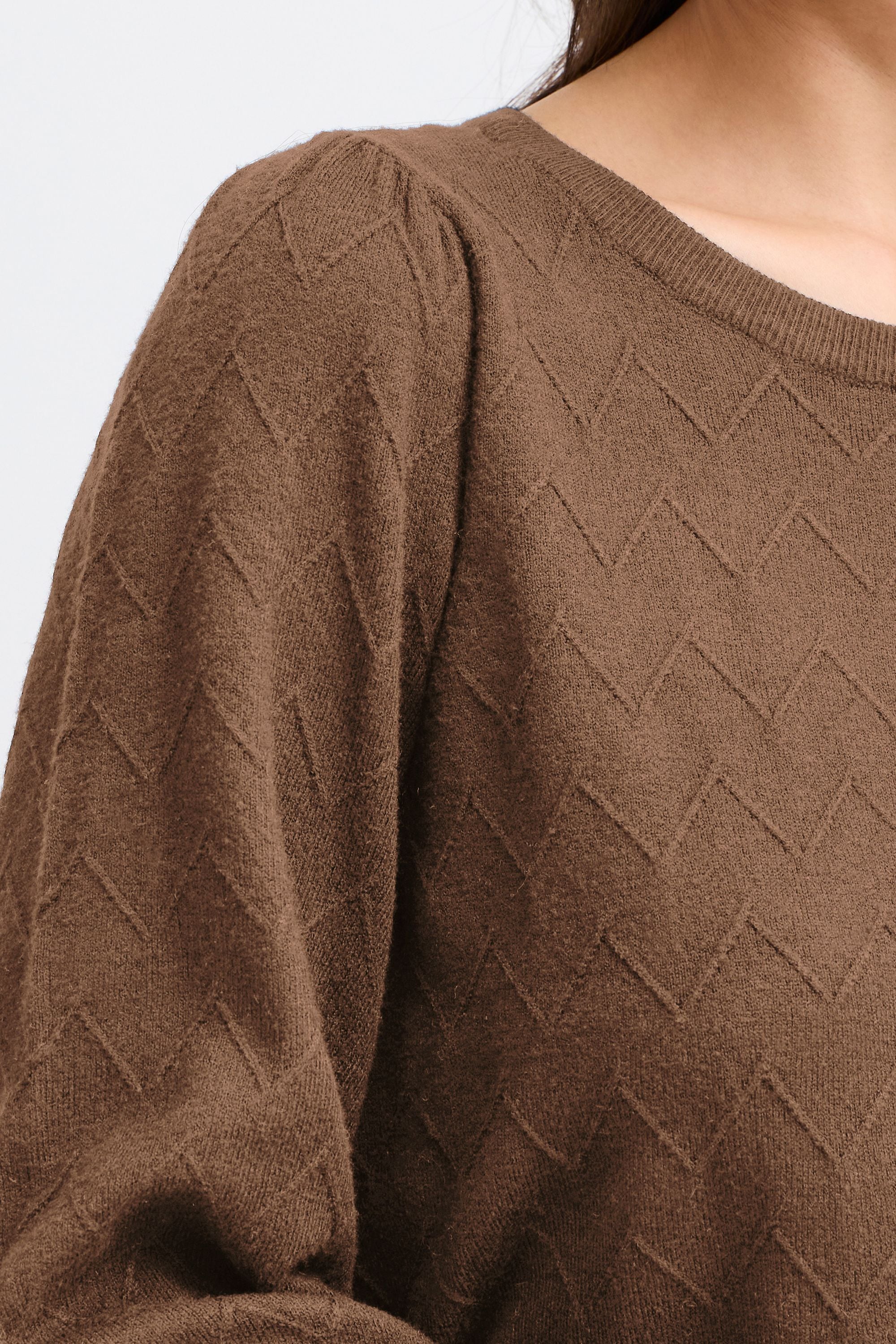 fransa Strickfleece-Pullover »Strickpullover FRMELANI PU 3«