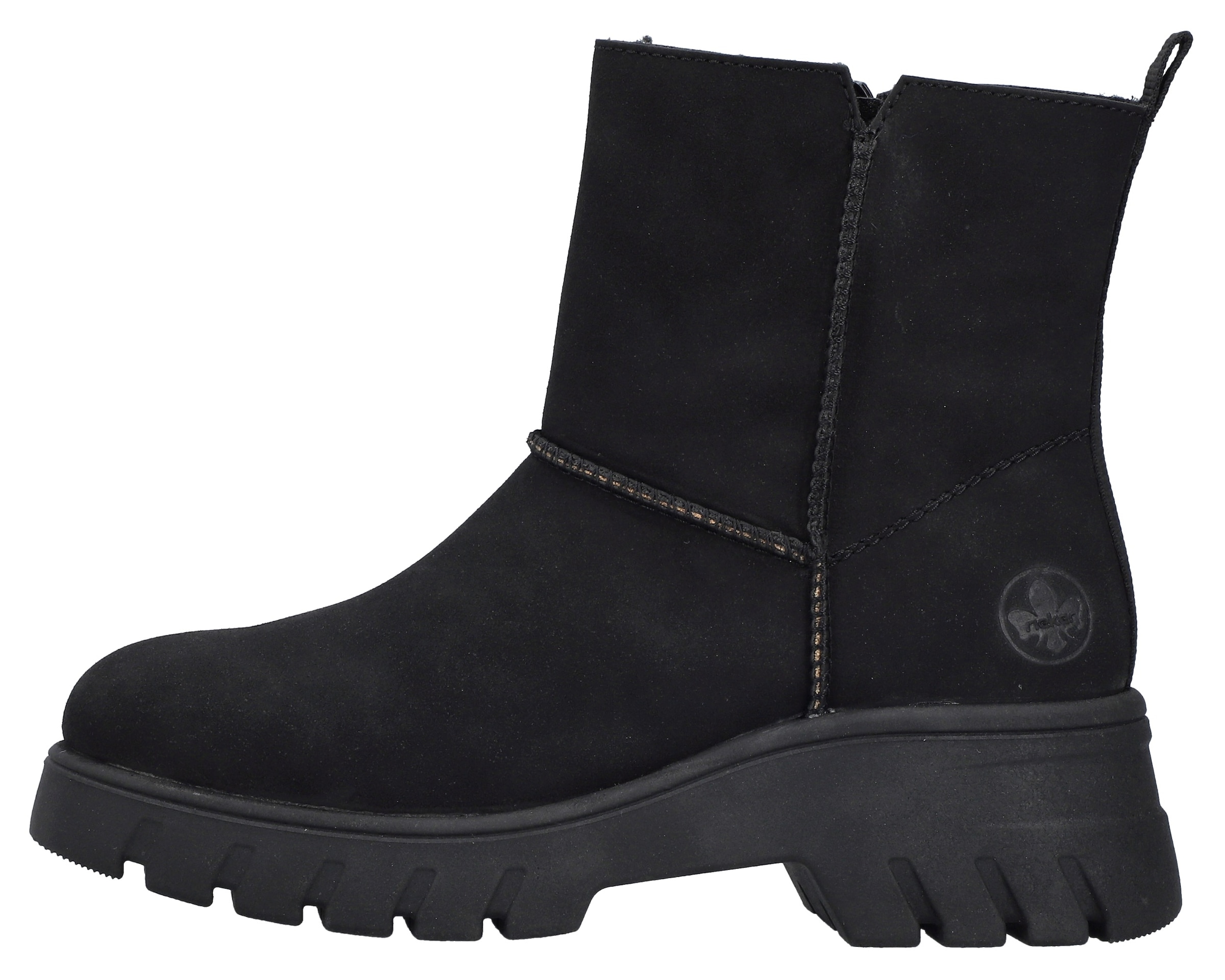 Rieker Winterboots  Plateauboots, Stiefelette, Profilsohle, mit Warmfutter