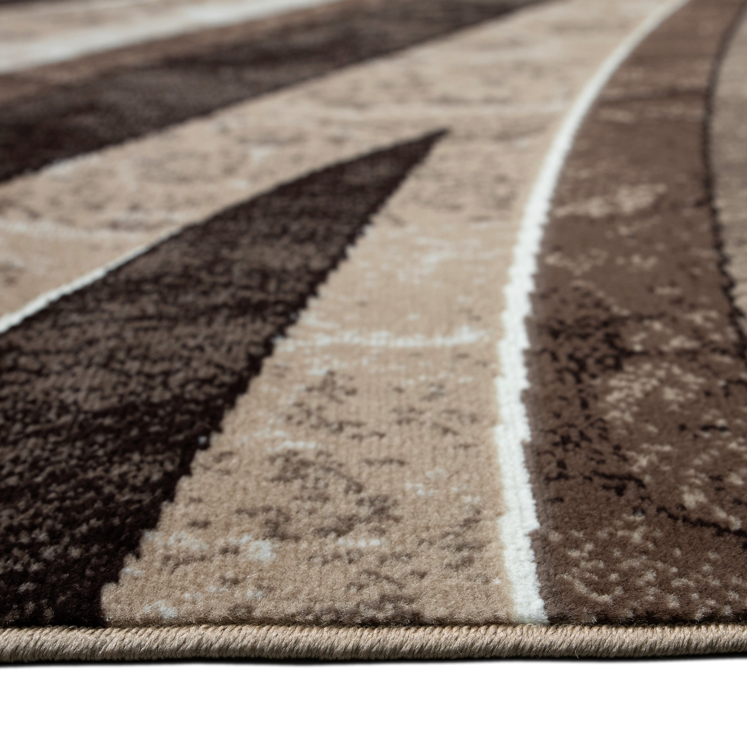 OTTO home Teppich »Livil, modernes Wellen-Design« rechteckig 8 mm Höhe 3D-Effekt, Kurzflor, Wohnzimmer, Esszimmer, Schlafzimmer