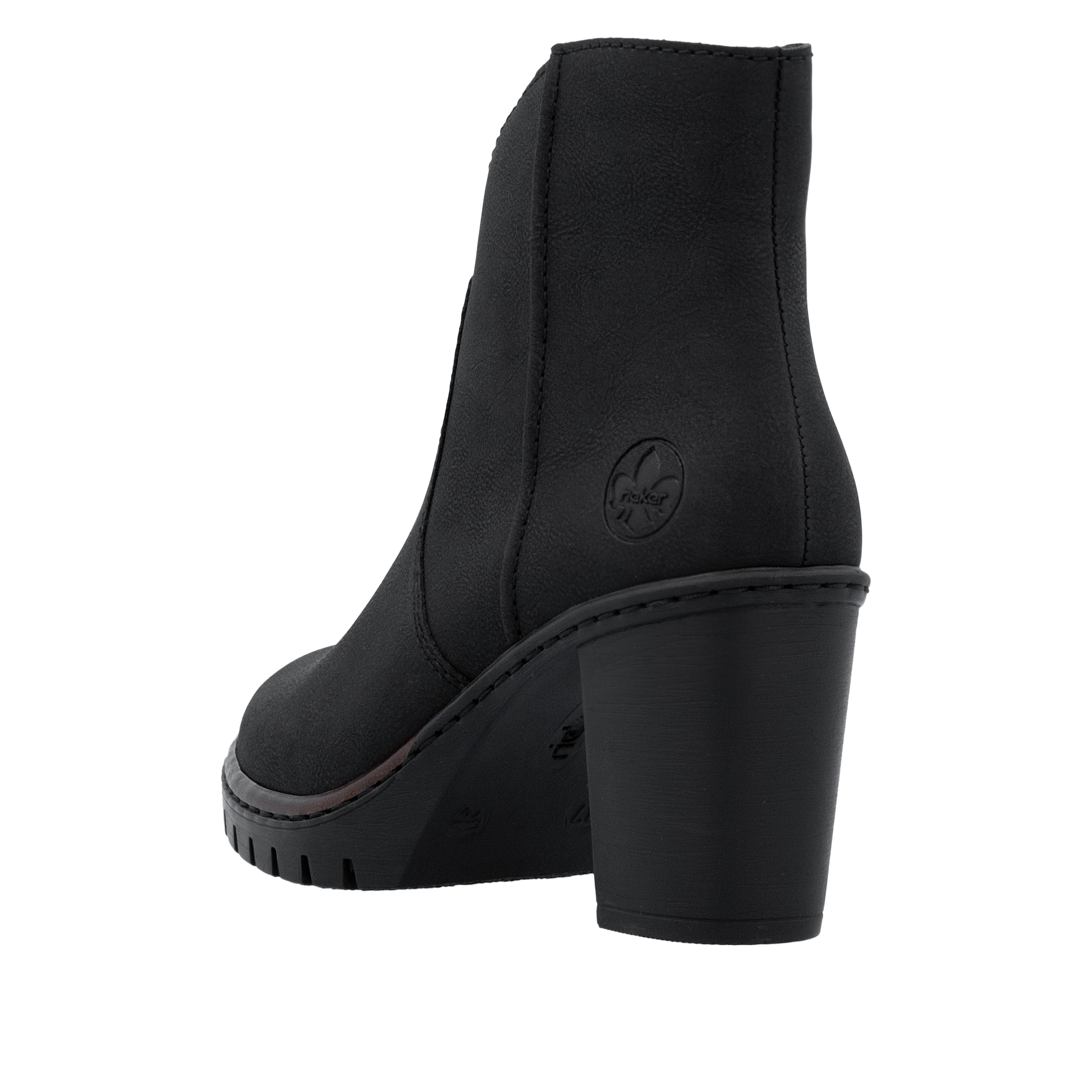 Rieker Ankleboots, Stiefelette, Plateauboots, Blockabsatz, in eleganter Optik