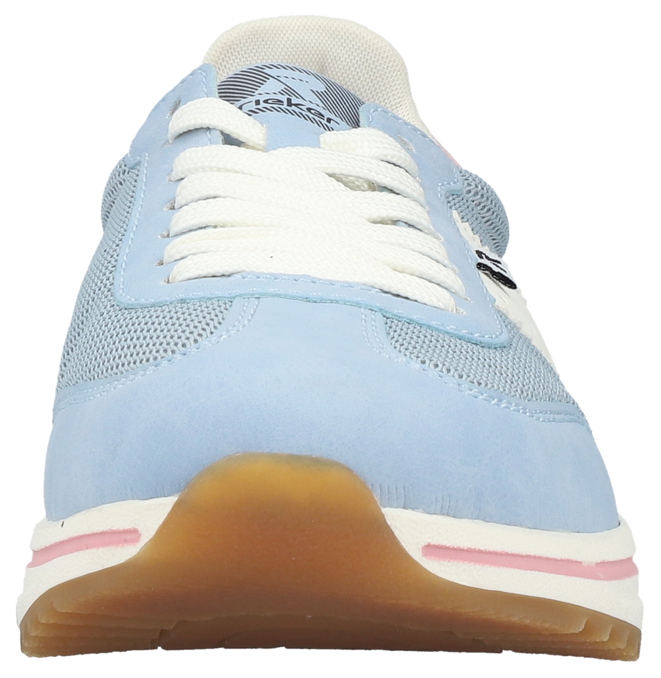 Rieker Sneaker  Schnürschuh, Halbschuh, Freizeitsneaker mit Kontrastbesätze