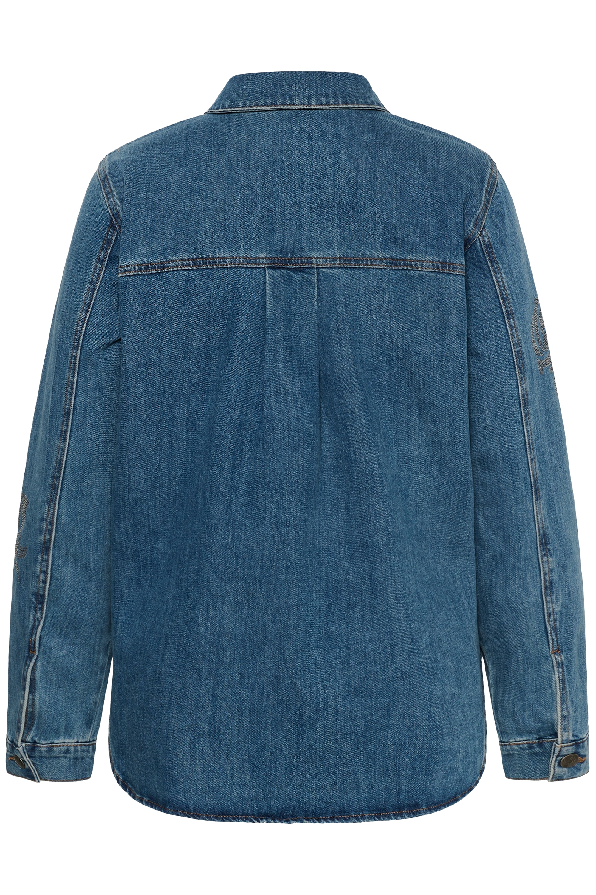 KAFFE Curve Jeansbluse »Damen Jeanshemd KCastelia«
