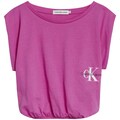 Calvin Klein Jeans T-Shirt »MONOGRAM OFF PLACED CAP T-SHIRT«