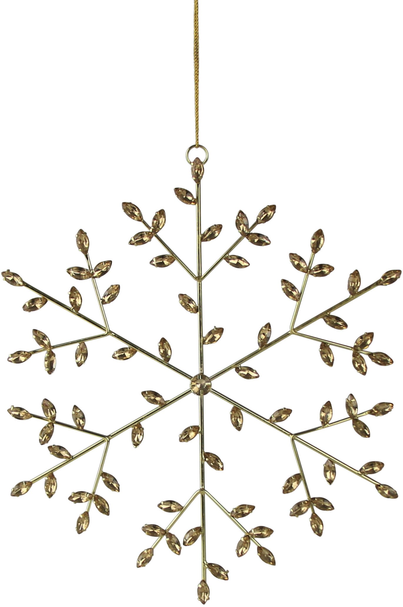 AM Design Christbaumschmuck »Dekohänger Schneeflocke, Ø 27 cm«, (Set, 2  tlg.), handdekorierte Weihnachtsdeko, Baumbehang kaufen bei OTTO