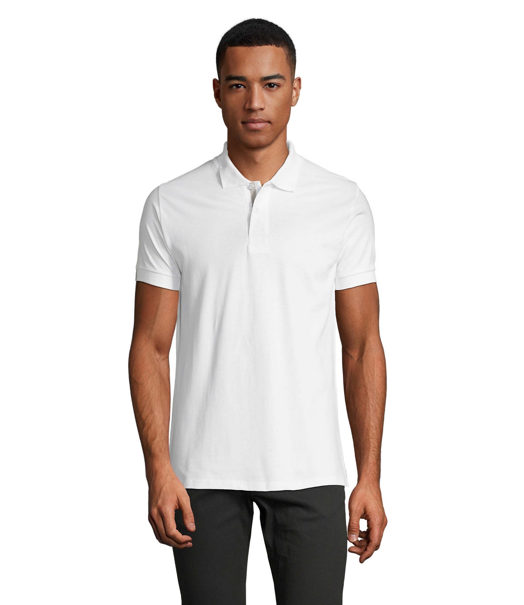 SOLS Poloshirt »Herren Portland Pique Polo-Shirt, Kurzarm«