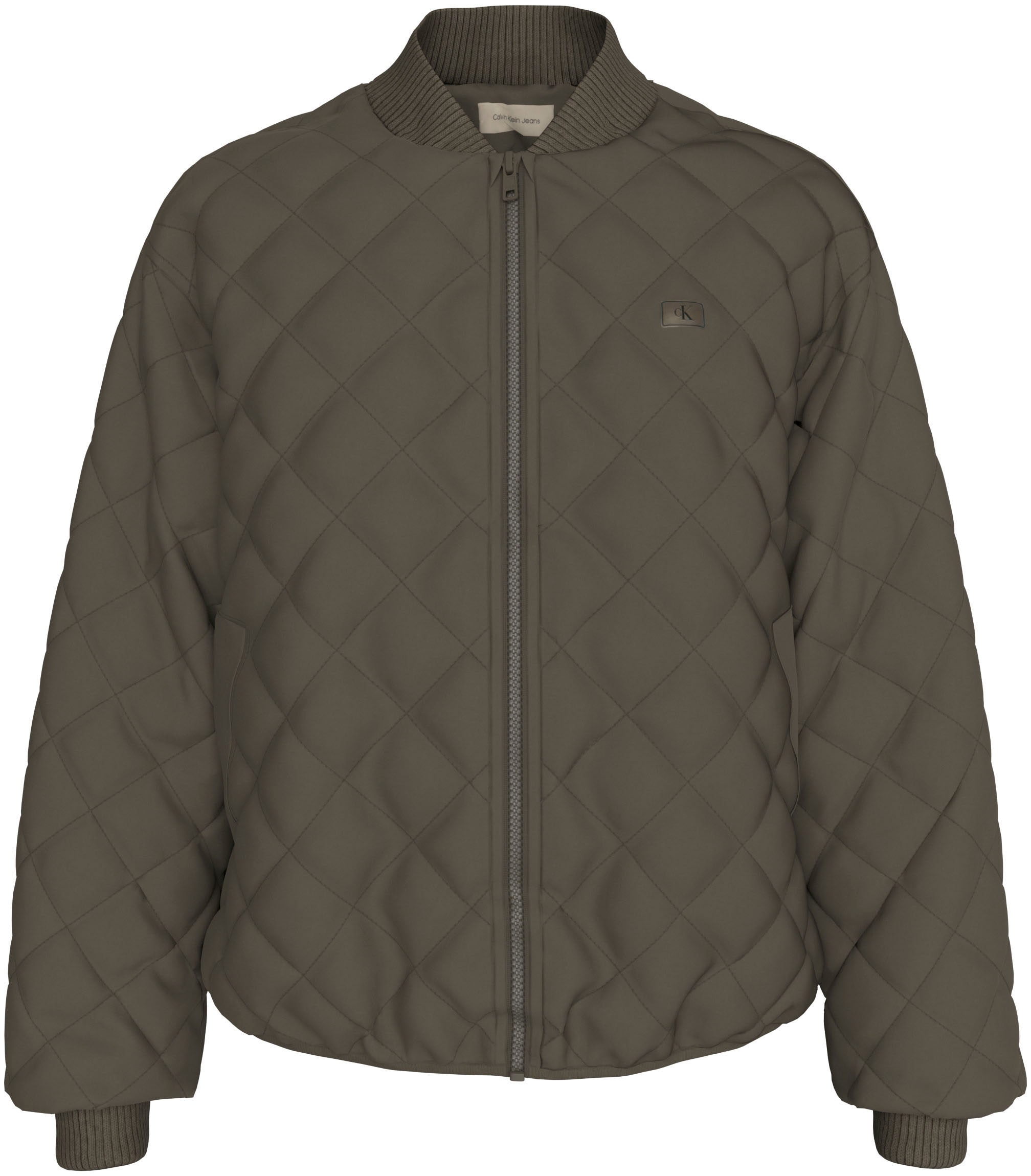 Calvin Klein Jeans Bomberjacke »LW QUILTED JACKET«, mit Logodruck, mit Steppmuster