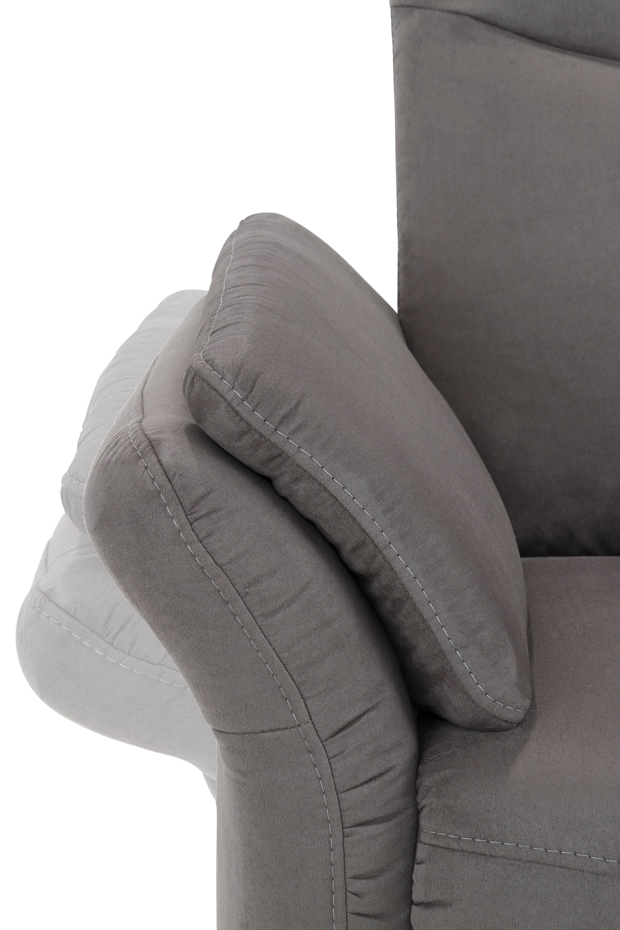 Home affaire 3-Sitzer »Tahoma« mit Armteilverstellung, Federkern