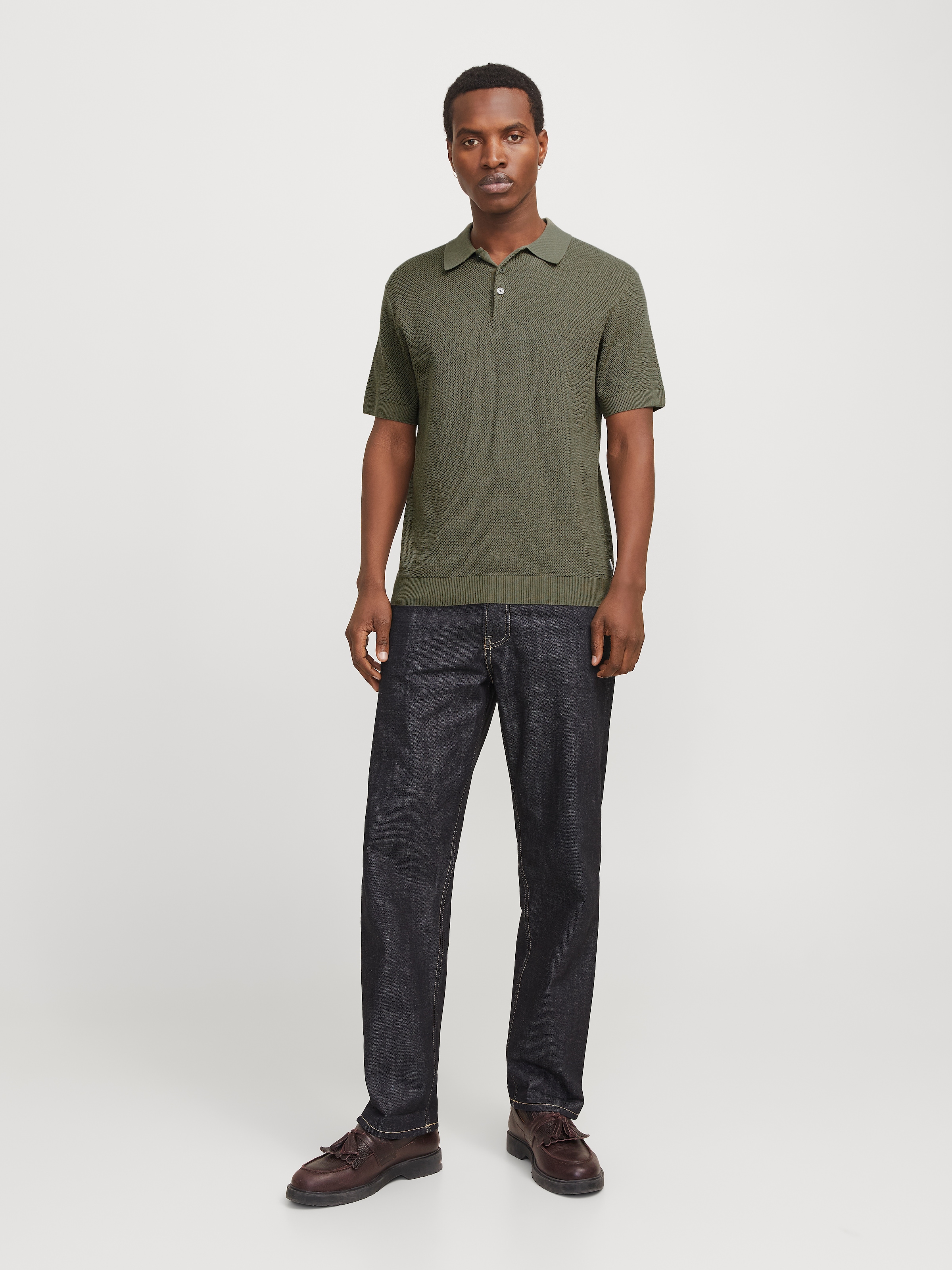 Jack & Jones Polokragenpullover »JPRCCCOOPER KNIT POLO SS SN«