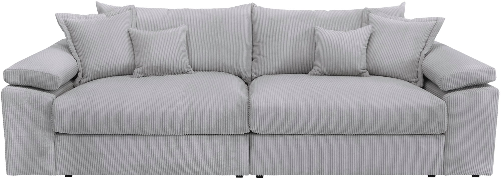 Home affaire Big-Sofa »Soft&Cosy XL - Breite 246 cm«, Mega-Sofa, in Cord, Federkern-Polsterung