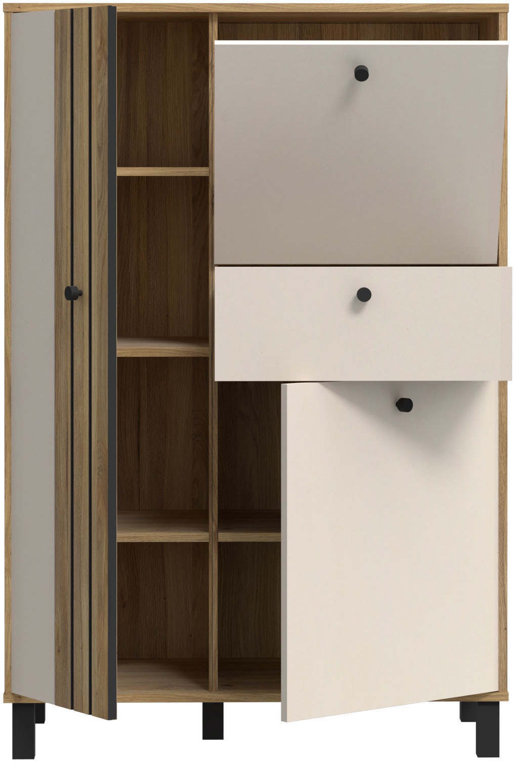 FORTE Highboard »Killarney«, Highboard, Soft Close, Stauraum