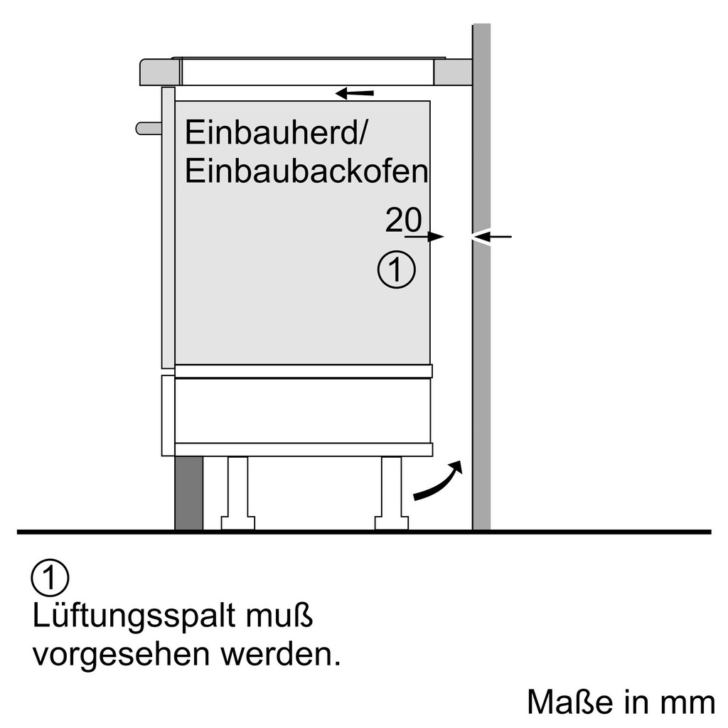 SIEMENS Backofen-Set »EQ112IA1ZM«, HB113FBS1, mit Teleskopauszug nachrüstbar