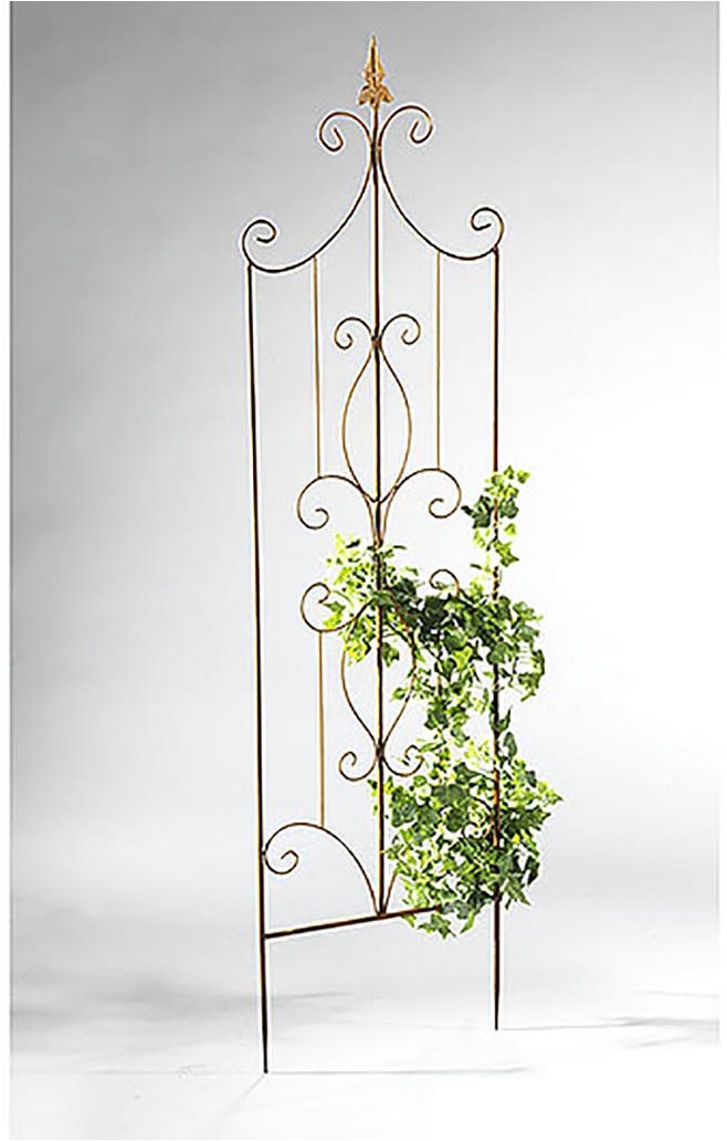 locker Gartenstecker »Rankhilfe mit Ornamenten Naturrost S/2«, (Set, 2 St.)